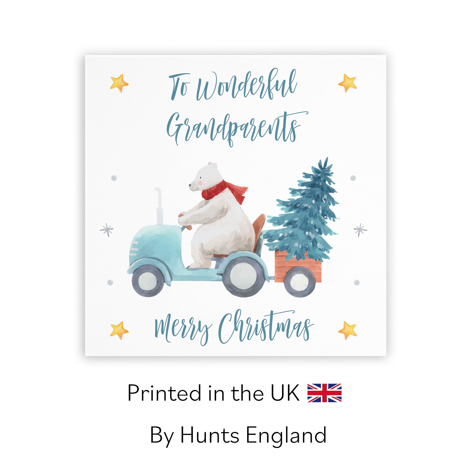 Grandparents Christmas Card Polar Bear - Default Title (TH02956)