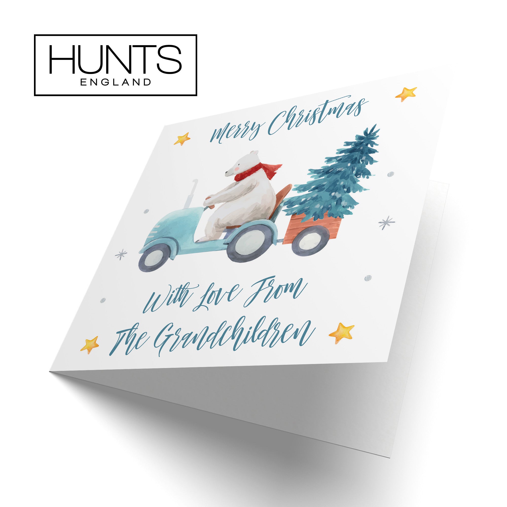 From Grandchildren Christmas Card Polar Bear - Default Title (TH02959)