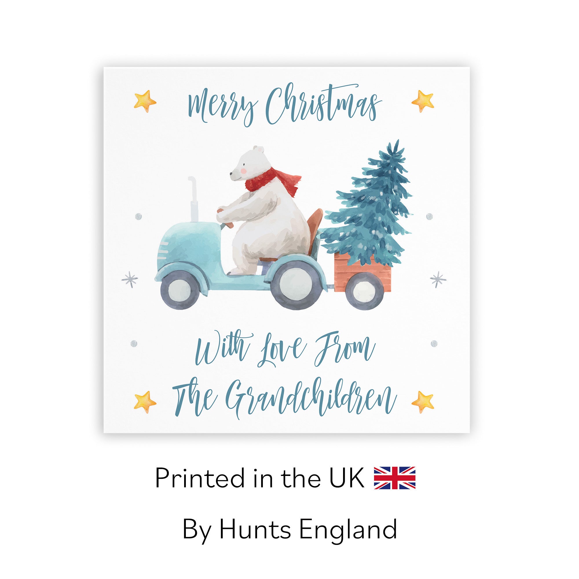 From Grandchildren Christmas Card Polar Bear - Default Title (TH02959)