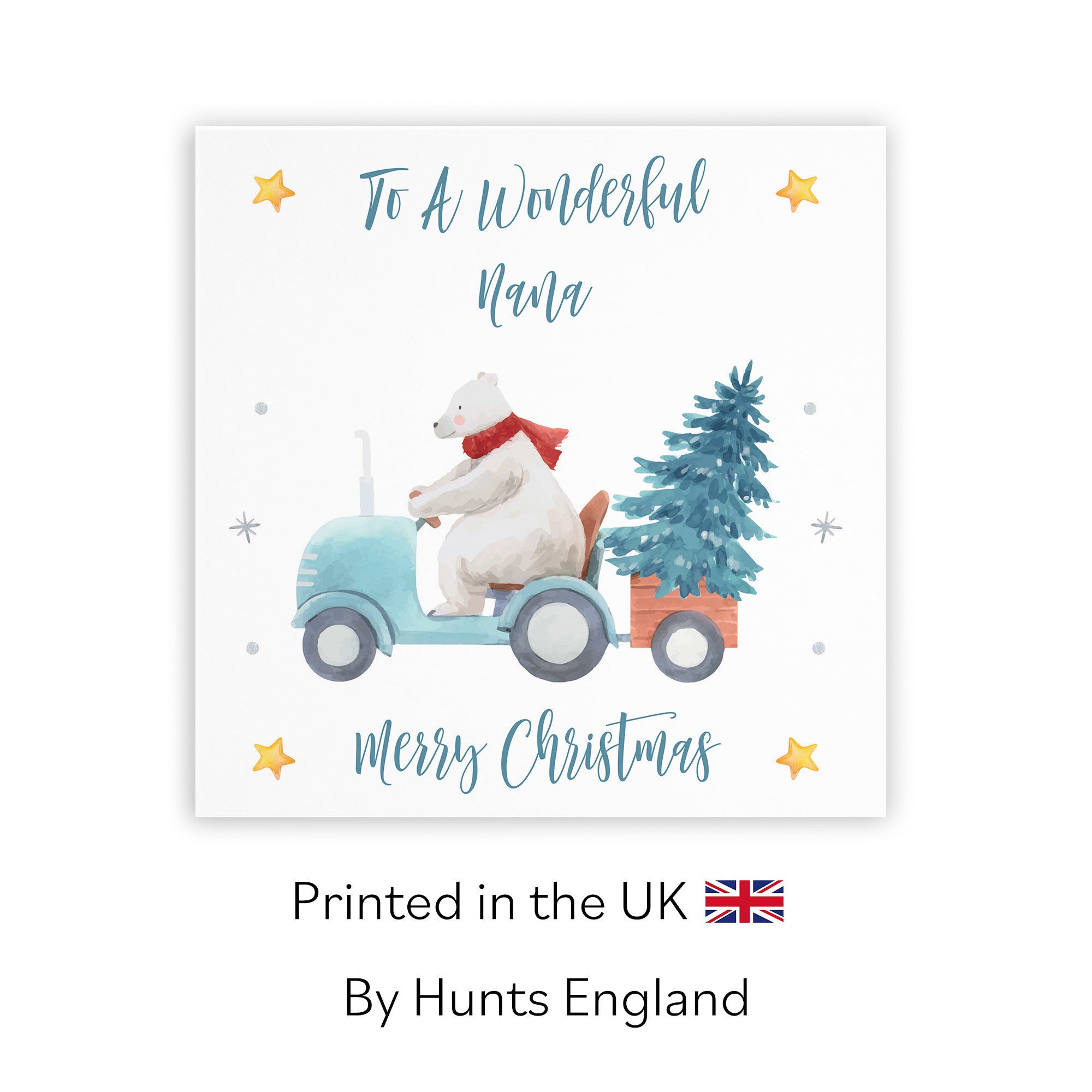 Nana Christmas Card Polar Bear - Default Title (TH02961)