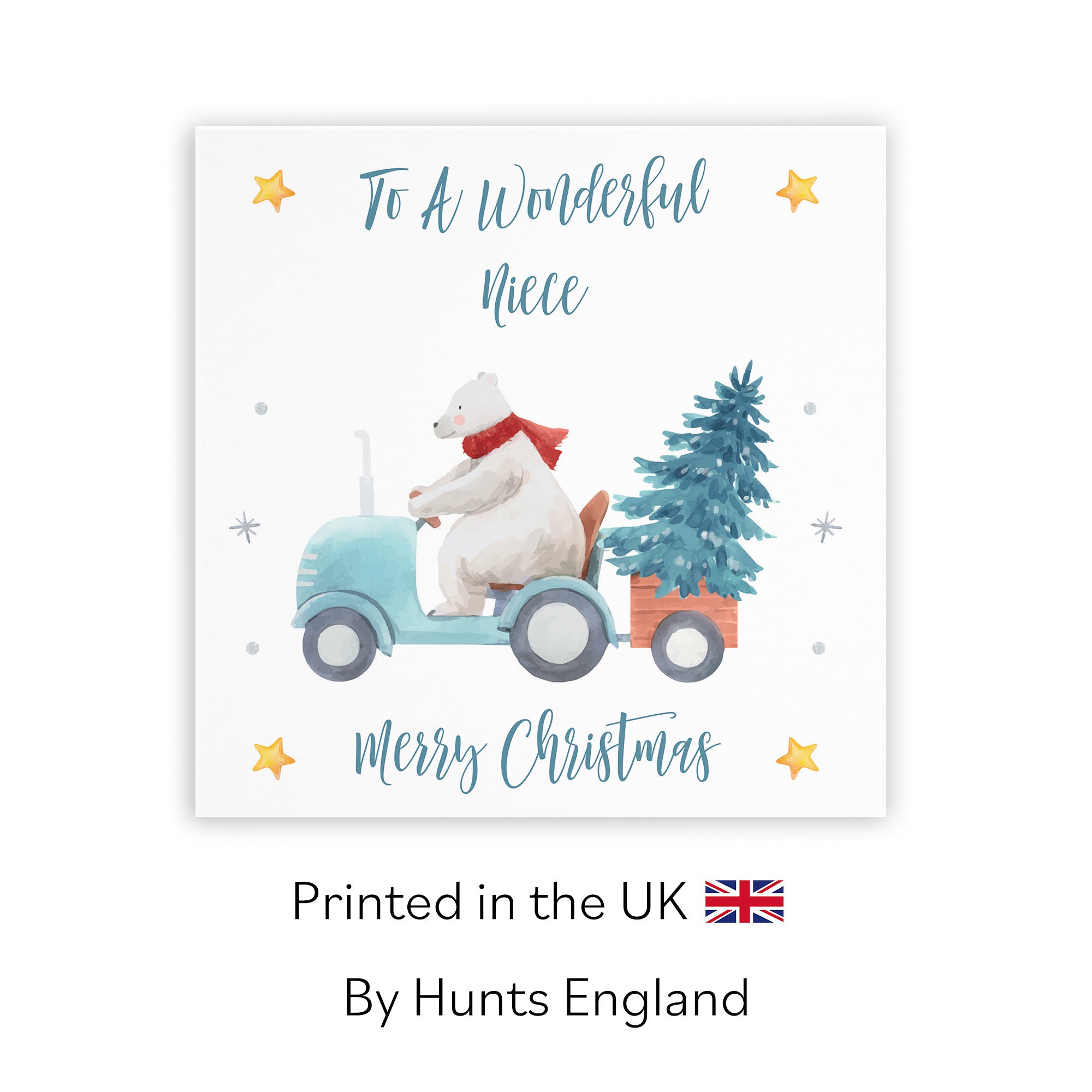 Niece Christmas Card Polar Bear - Default Title (TH02966)