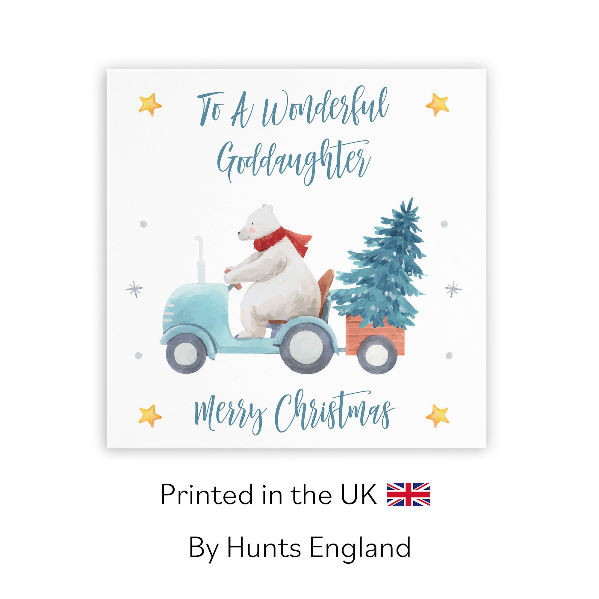 Goddaughter Christmas Card Polar Bear - Default Title (TH02969)