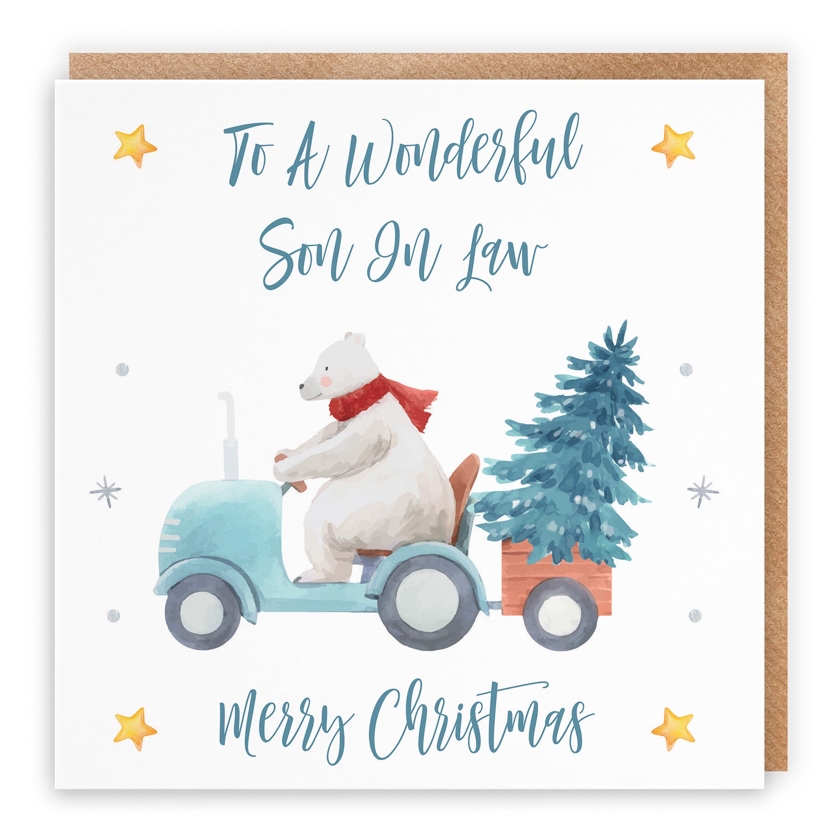 Son In Law Christmas Card Polar Bear - Default Title (TH02971)