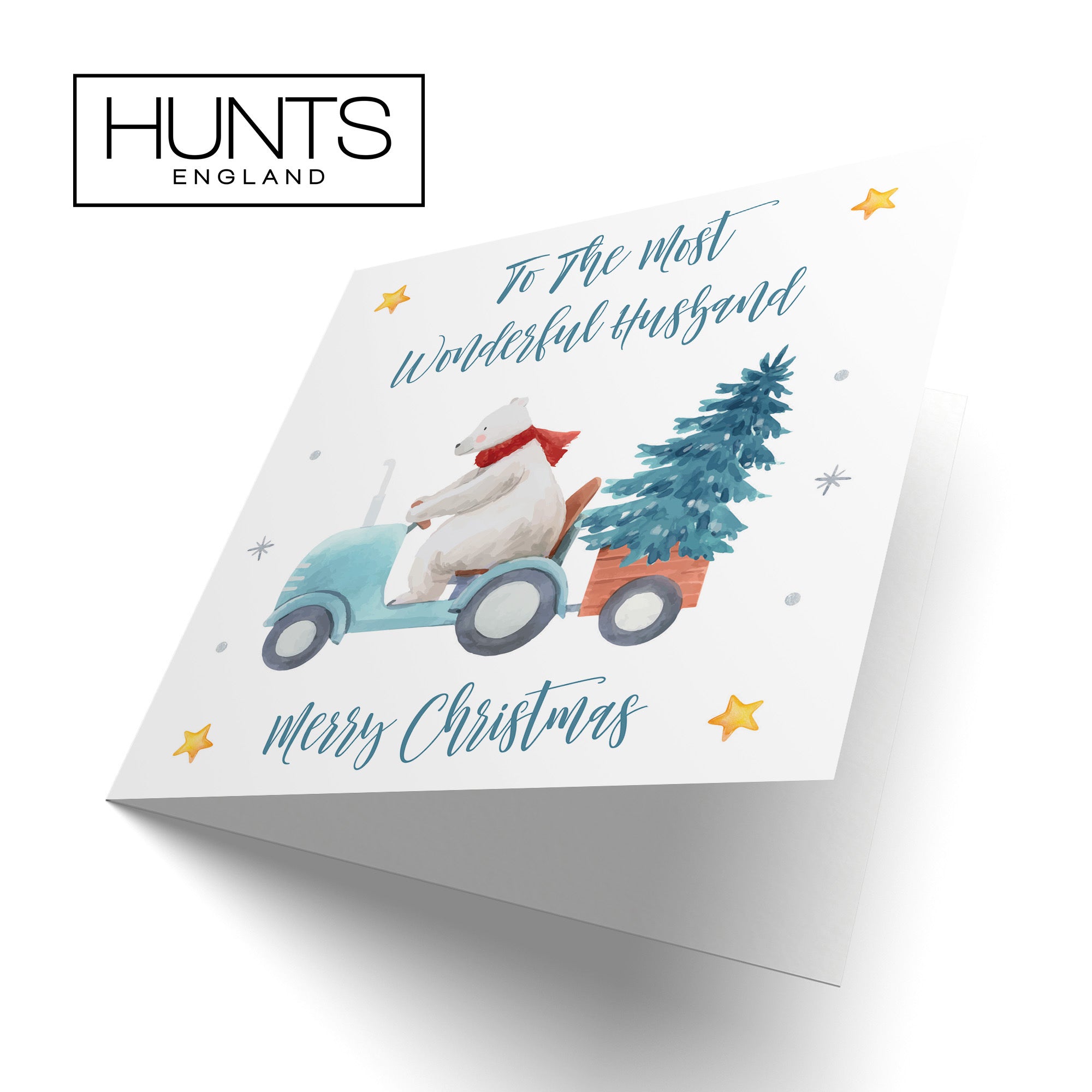 Husband Christmas Card Polar Bear - Default Title (TH02984)