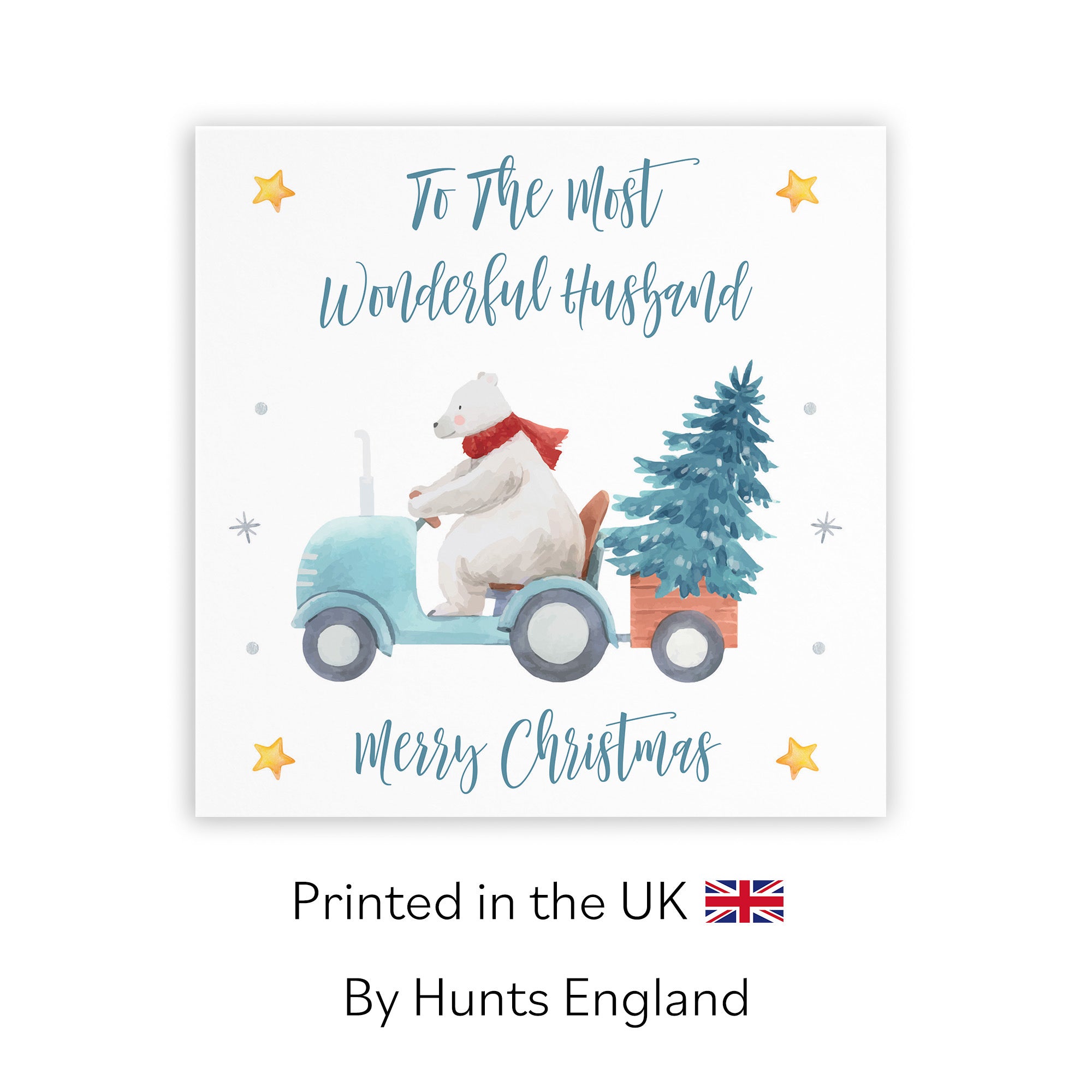 Husband Christmas Card Polar Bear - Default Title (TH02984)
