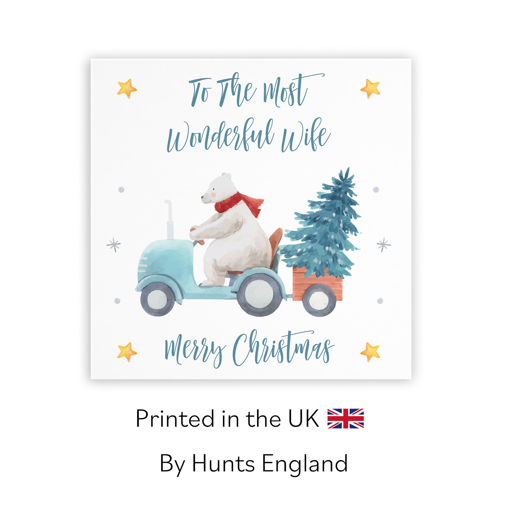 Wife Christmas Card Polar Bear - Default Title (TH02985)
