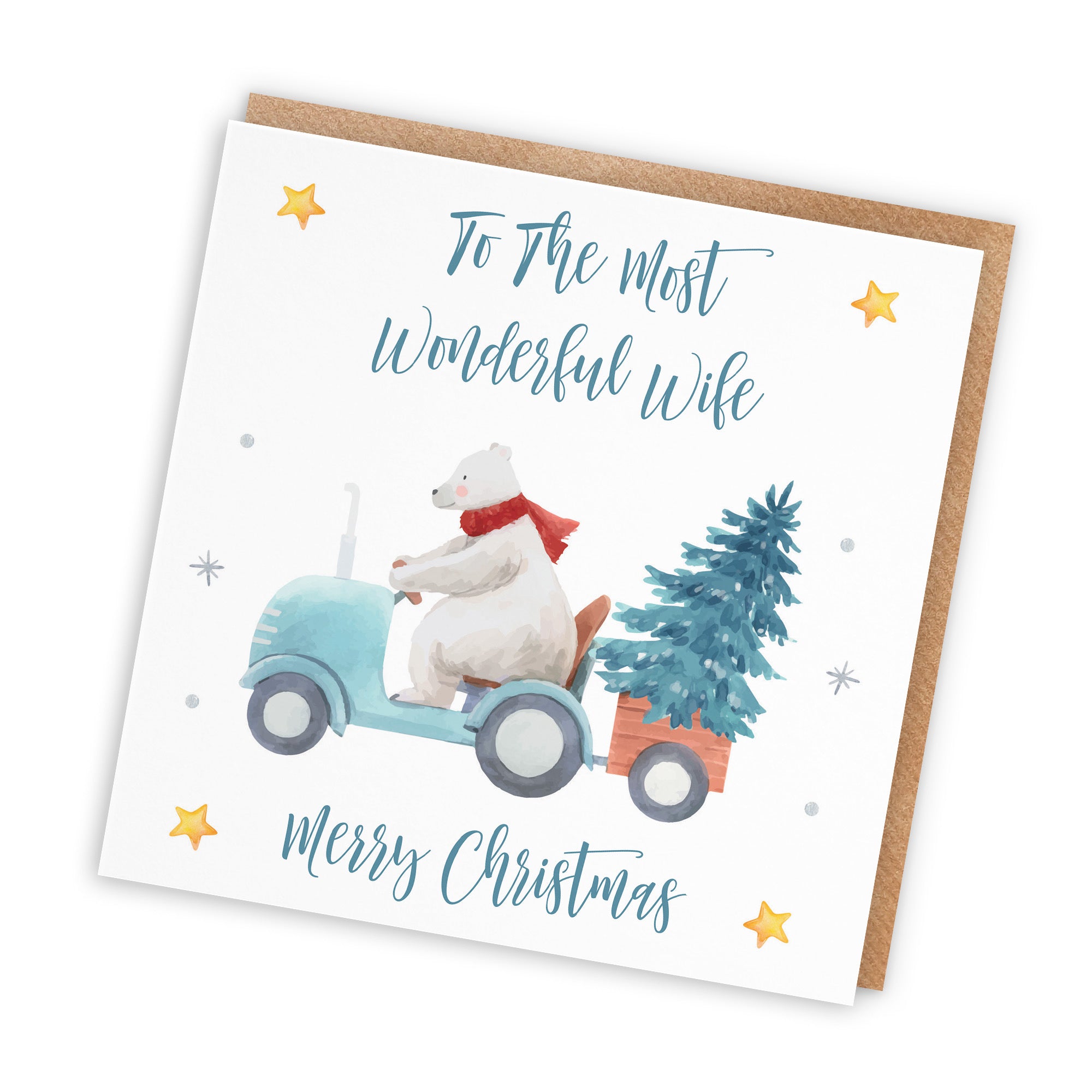 Wife Christmas Card Polar Bear - Default Title (TH02985)