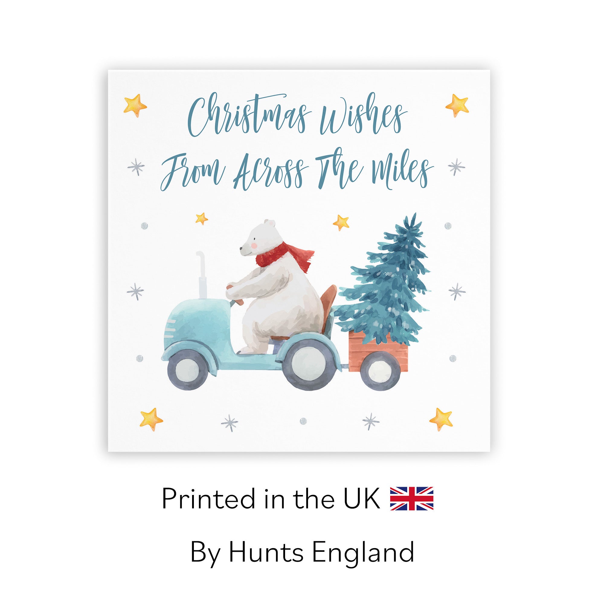 From Across The Miles Christmas Card Polar Bear - Default Title (TH02990)