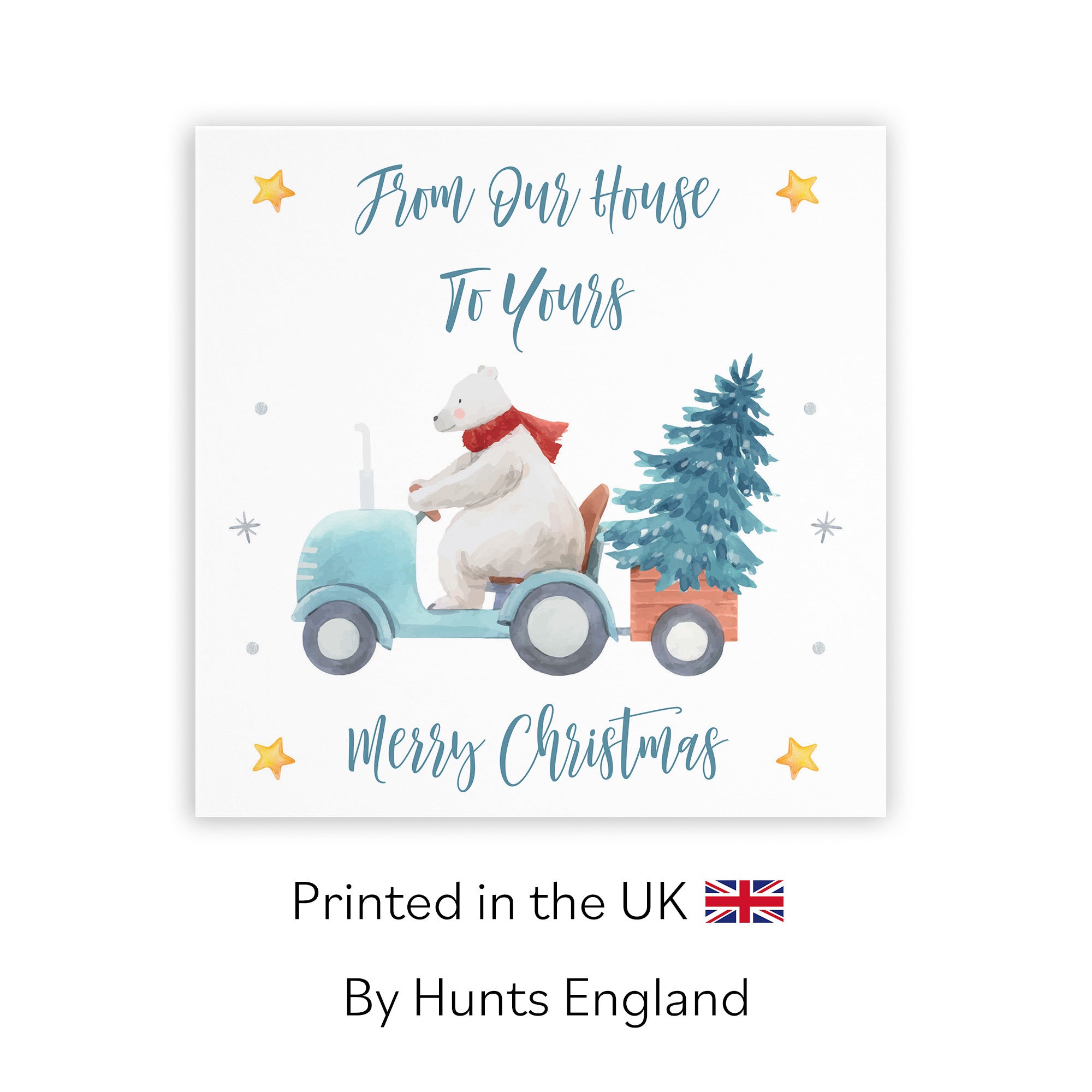 From Our House To Yours Christmas Card Polar Bear - Default Title (TH02991)