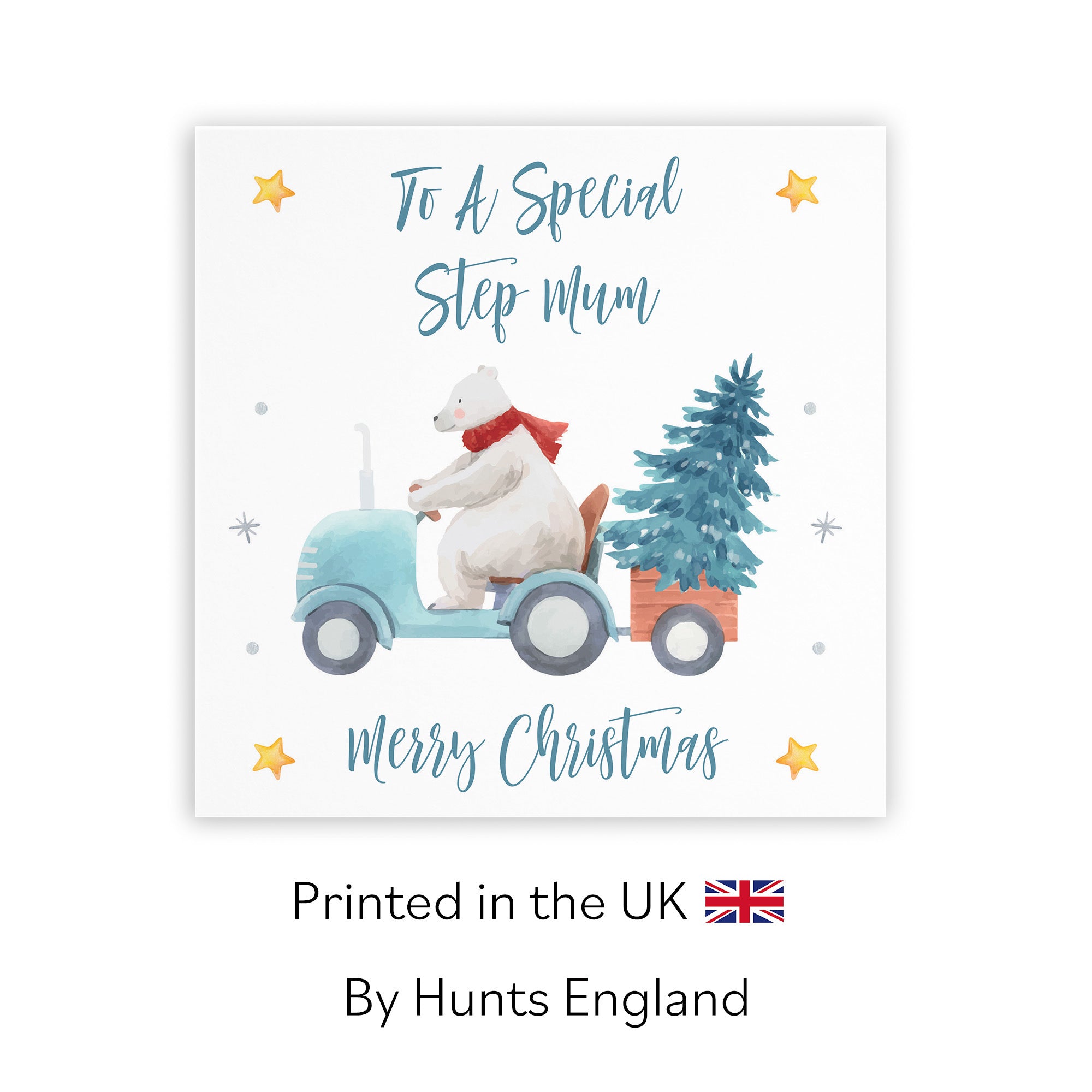 Step Mum Christmas Card Polar Bear - Default Title (TH02992)