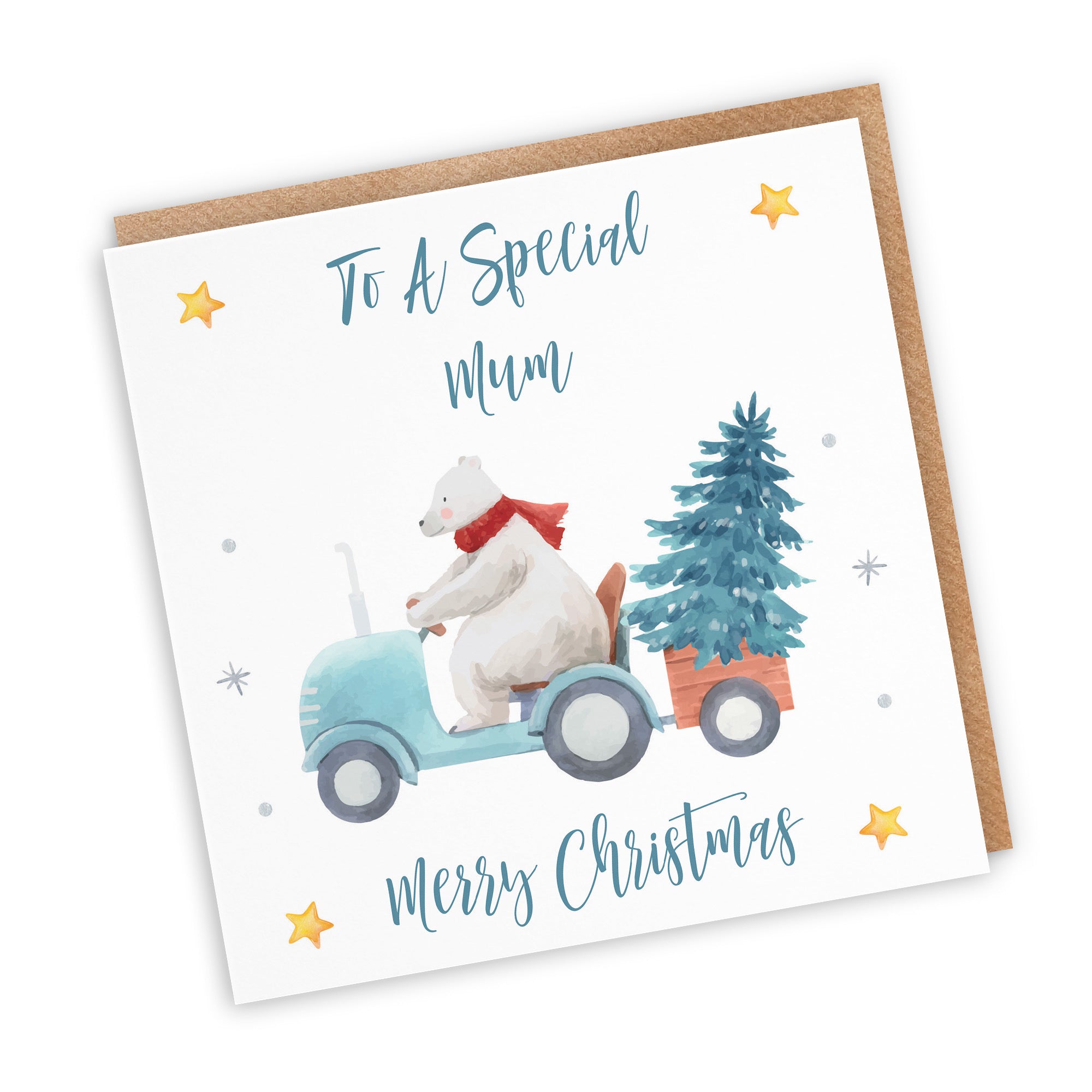 Mum Christmas Card Polar Bear - Default Title (TH02993)