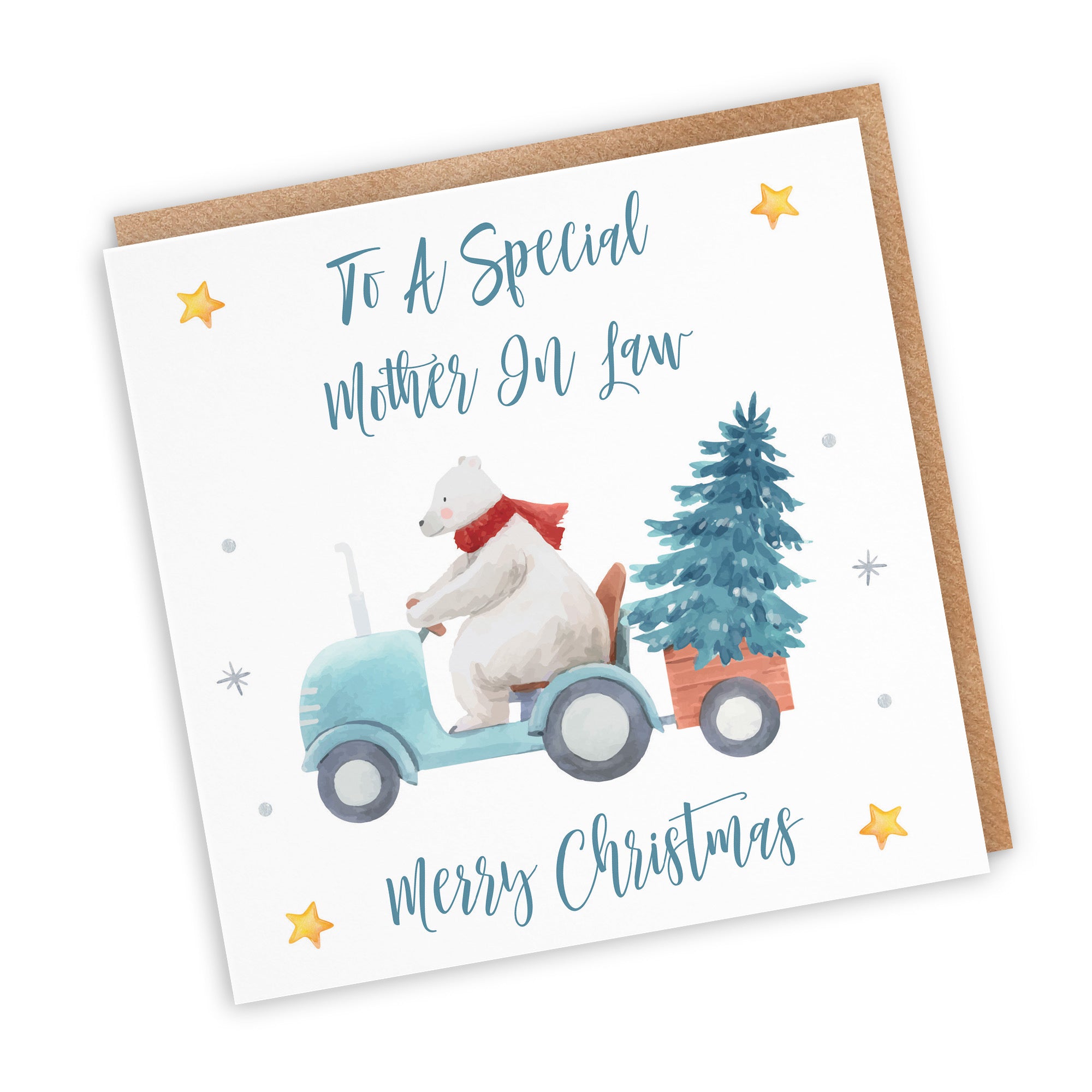 Mother In Law Christmas Card Polar Bear - Default Title (TH02994)