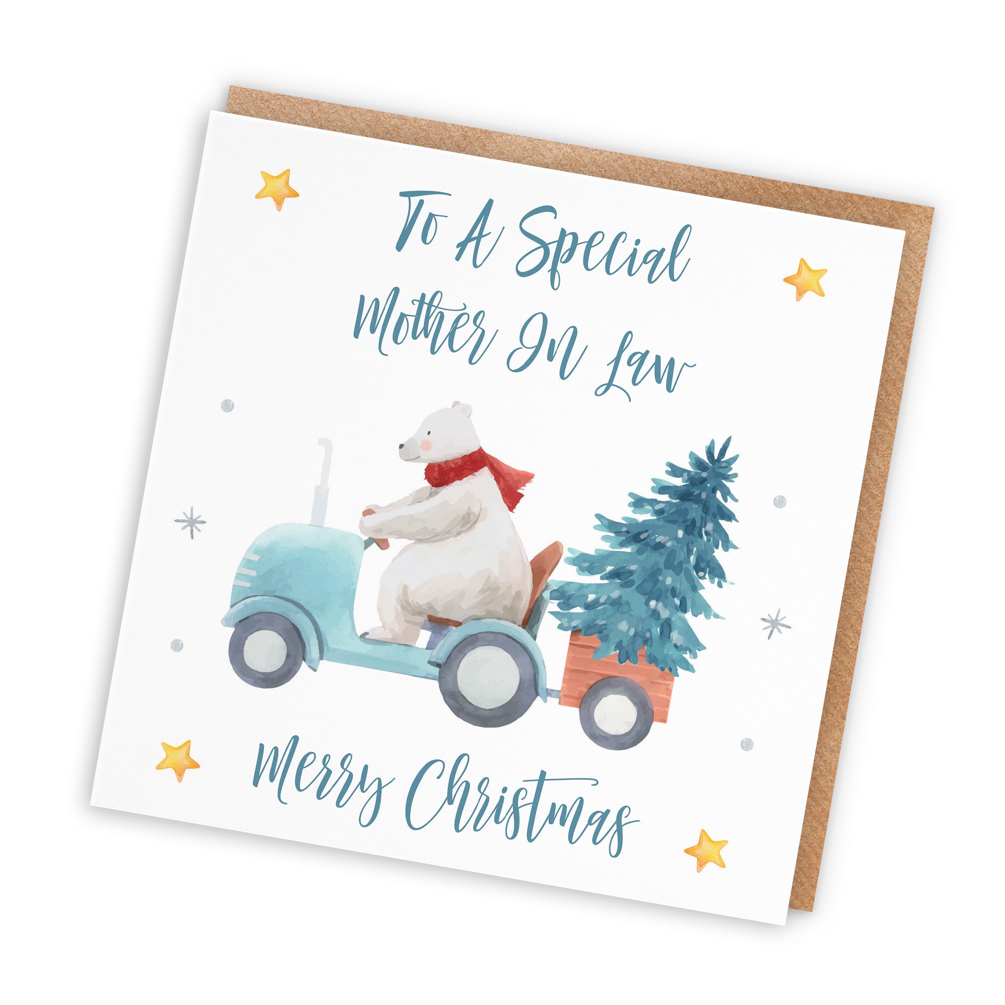 Mother In Law Christmas Card Polar Bear - Default Title (TH02994)