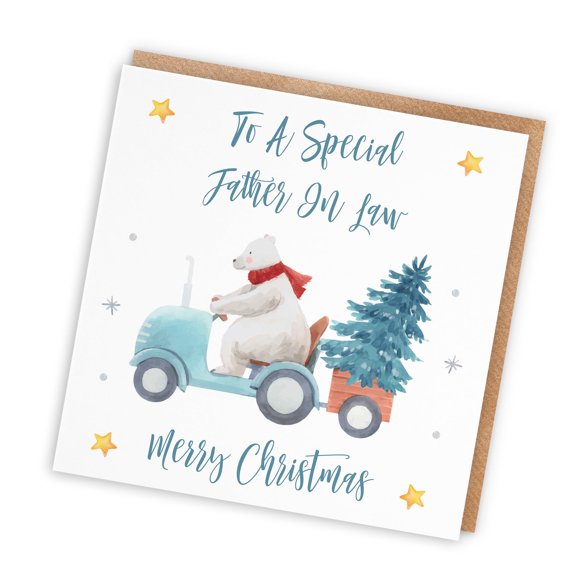 Father In Law Christmas Card Polar Bear - Default Title (TH02995)