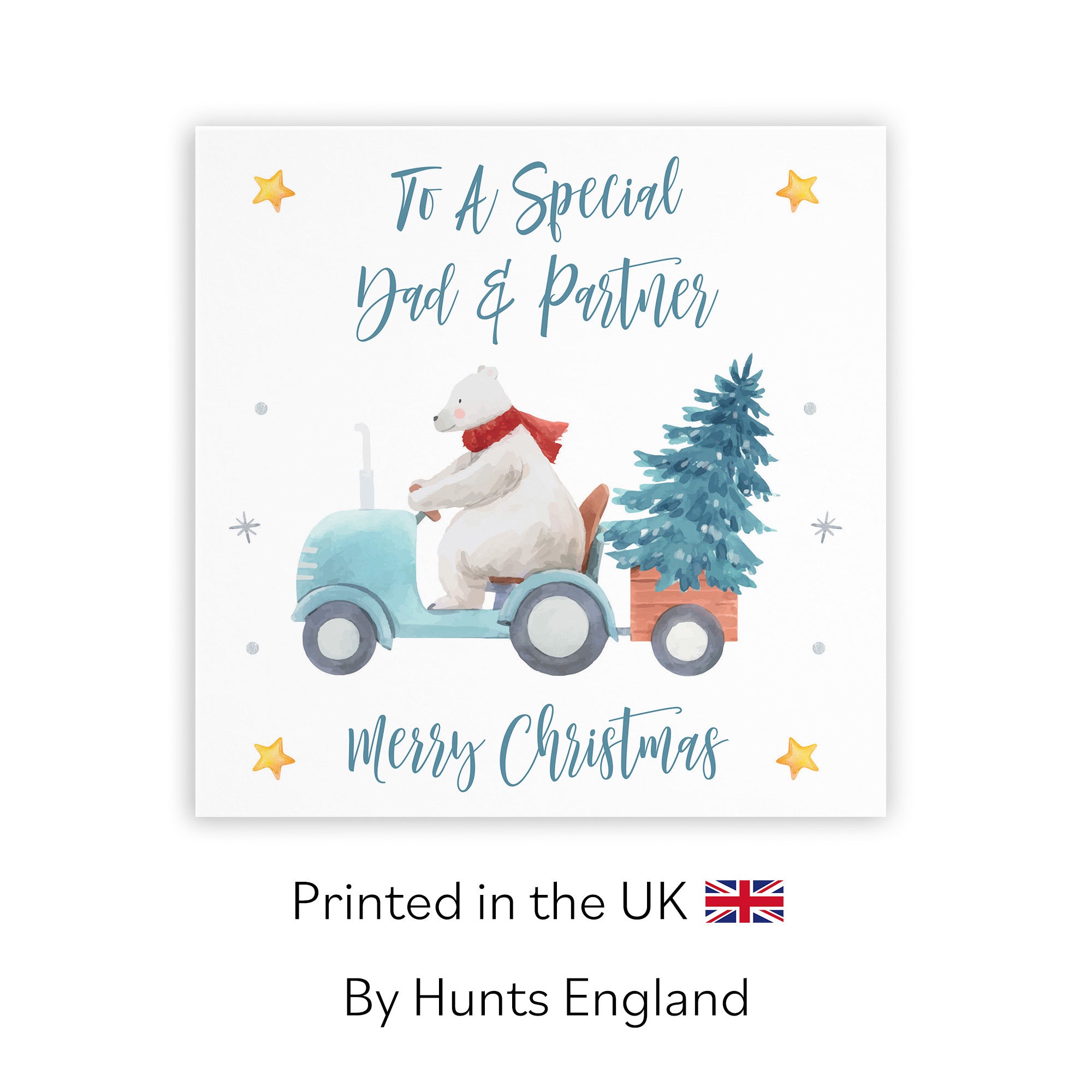 Dad And Partner Christmas Card Polar Bear - Default Title (TH03000)