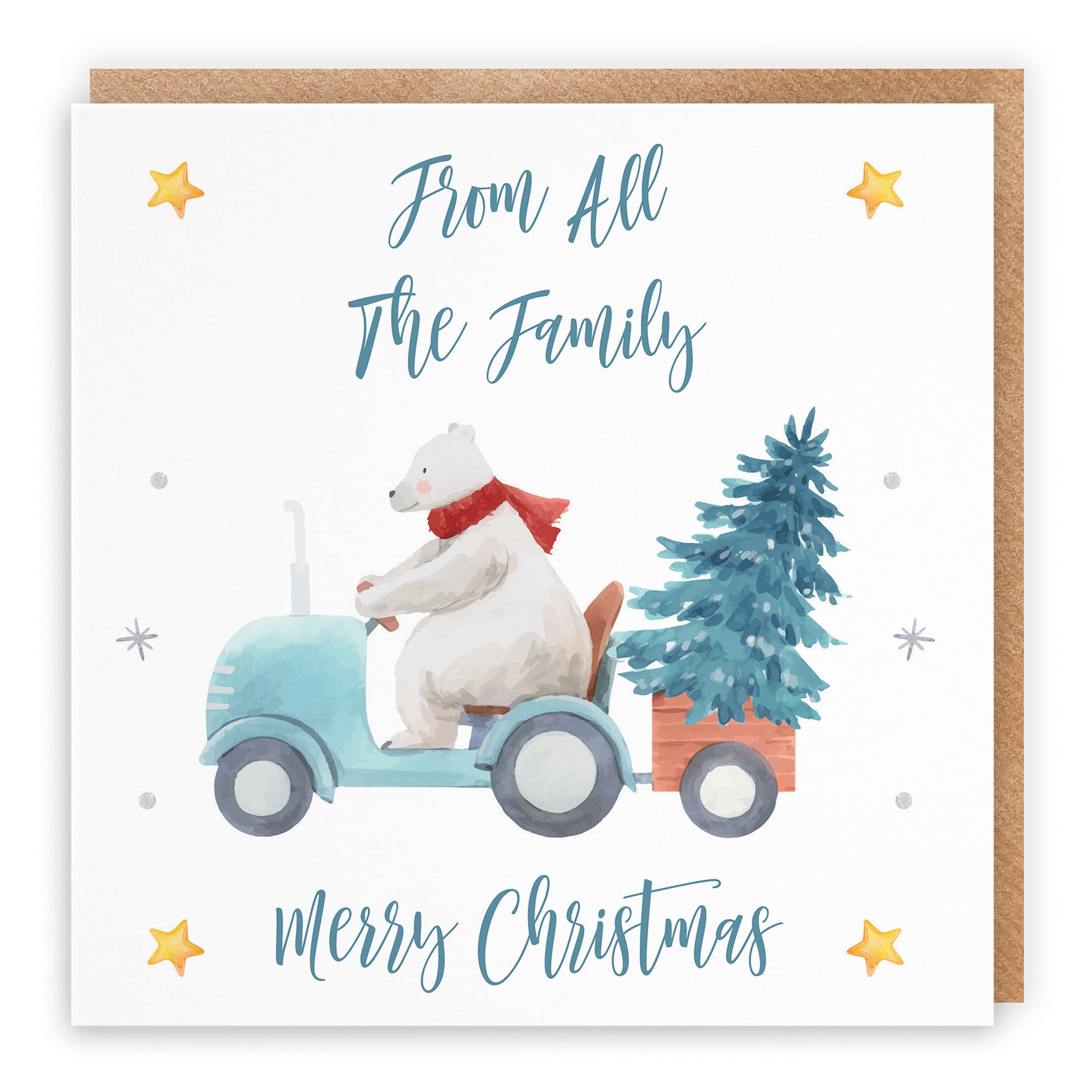 From All The Family Christmas Card Polar Bear - Default Title (TH03004)
