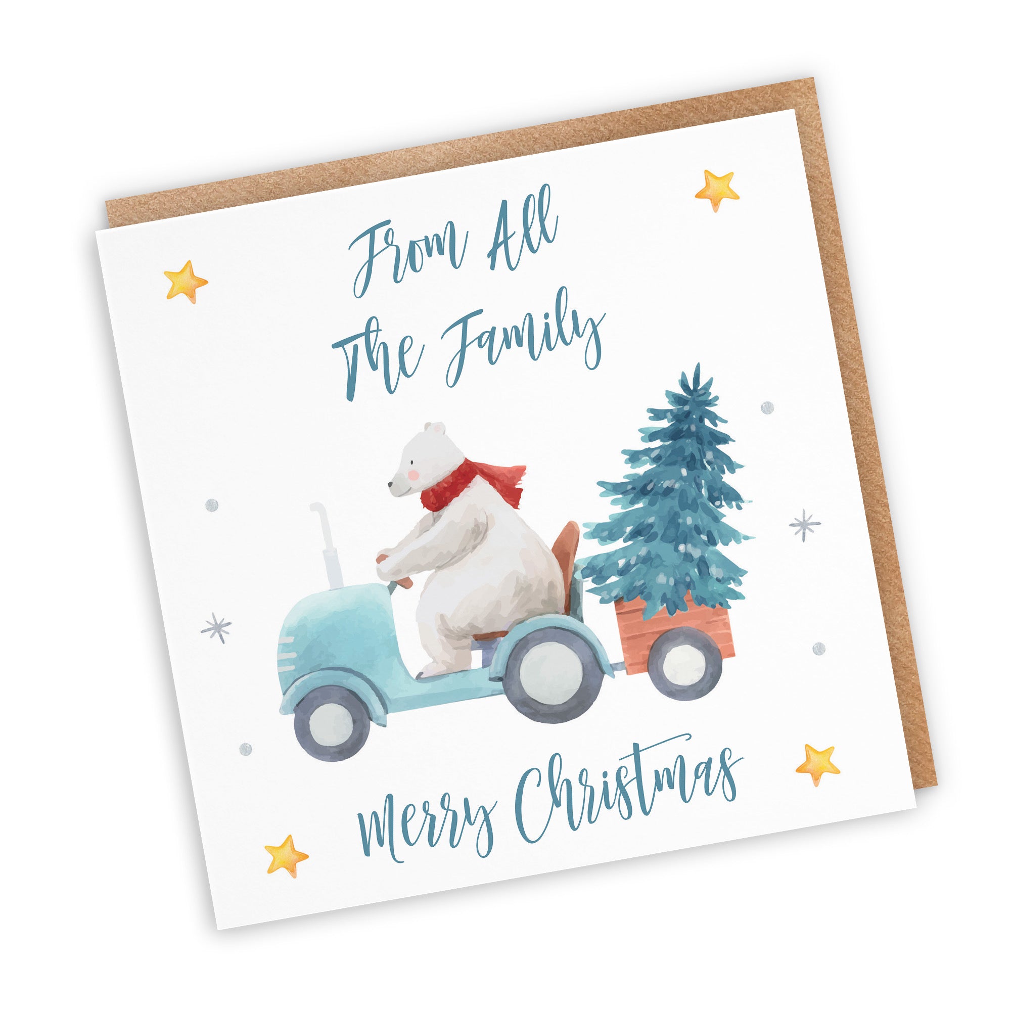 From All The Family Christmas Card Polar Bear - Default Title (TH03004)