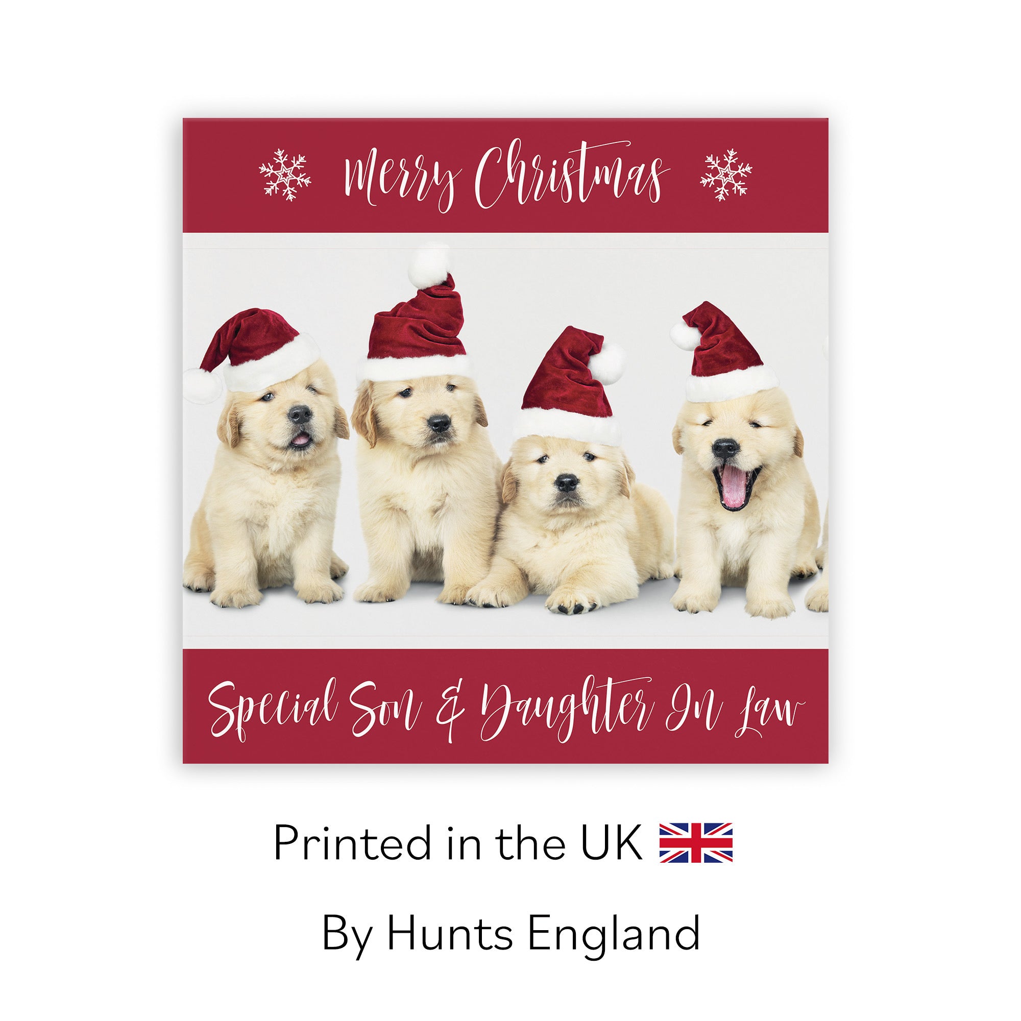 Son And Daughter In Law Christmas Card Puppy - Default Title (TH03006)