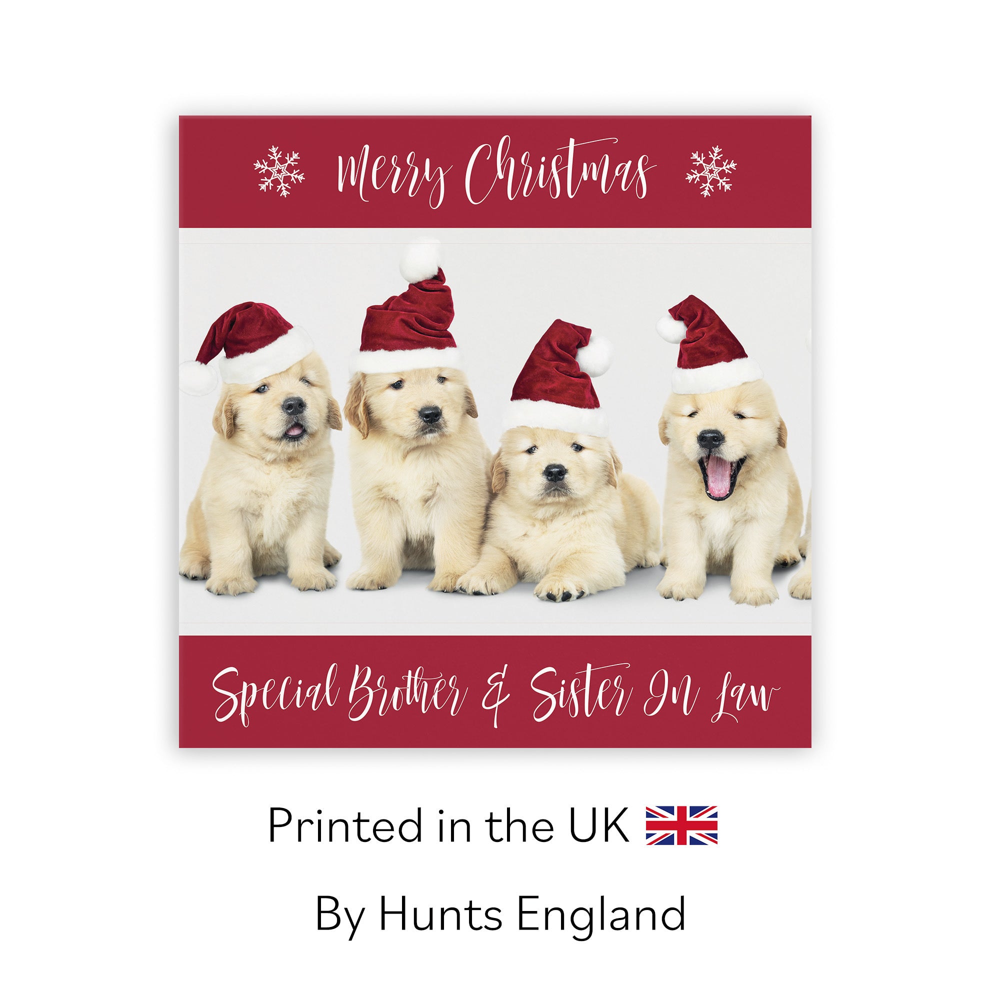Brother And Sister In Law Christmas Card Puppy - Default Title (TH03007)