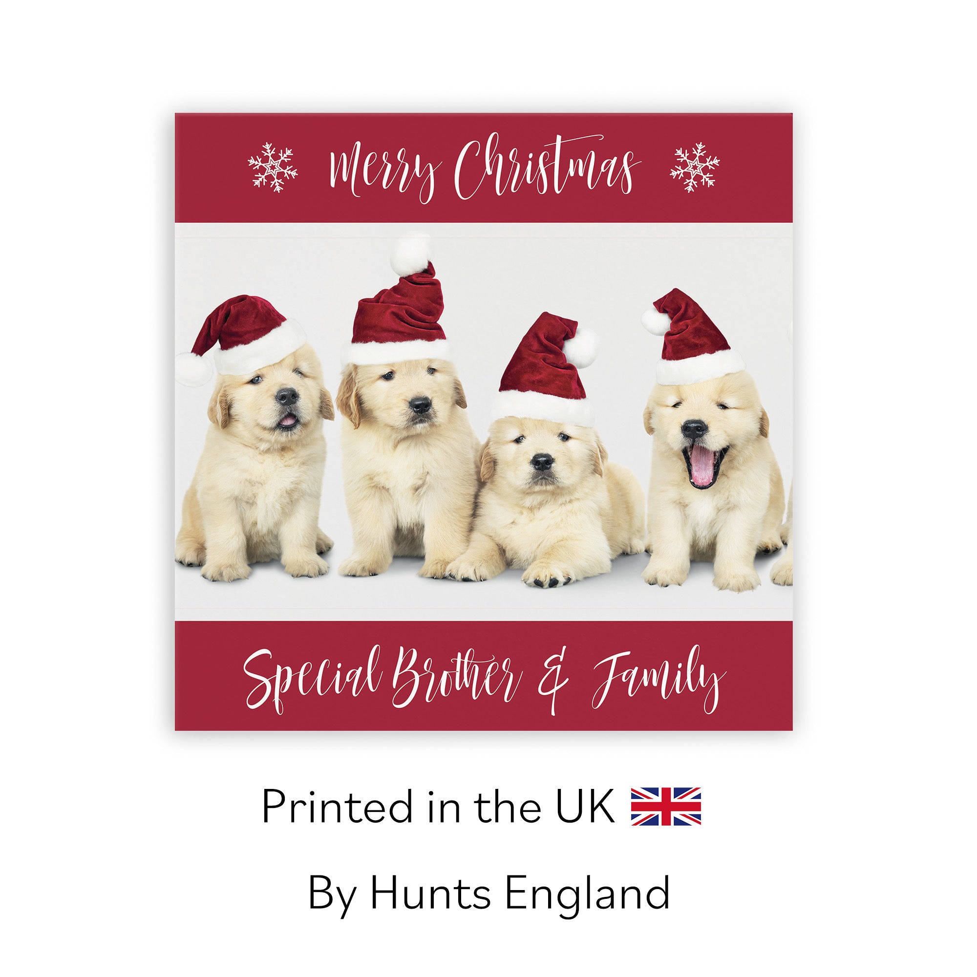 Brother And Family Christmas Card Puppy - Default Title (TH03008)