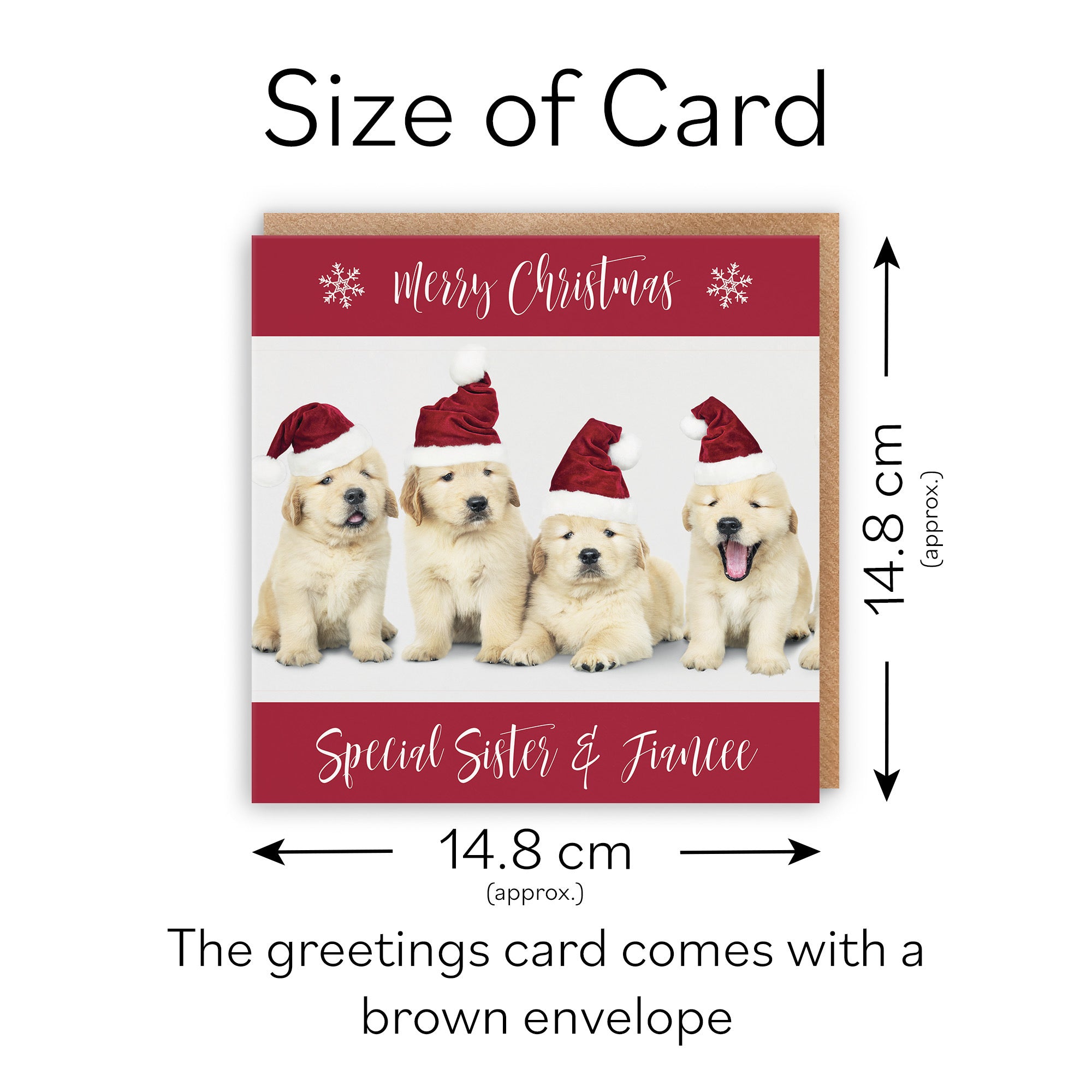 Sister And Fiancee Christmas Card Puppy - Default Title (TH03013)