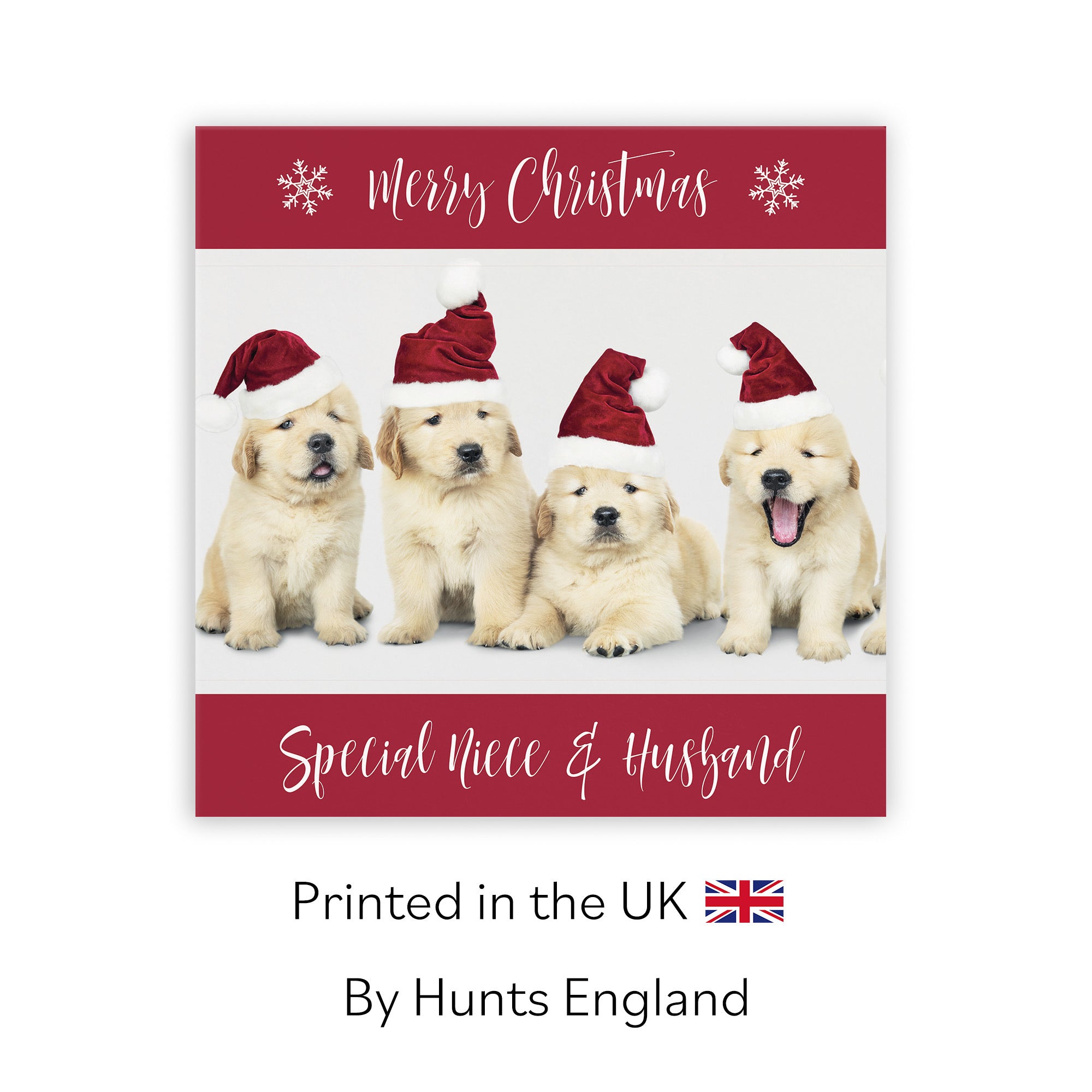 Niece And Husband Christmas Card Puppy - Default Title (TH03030)