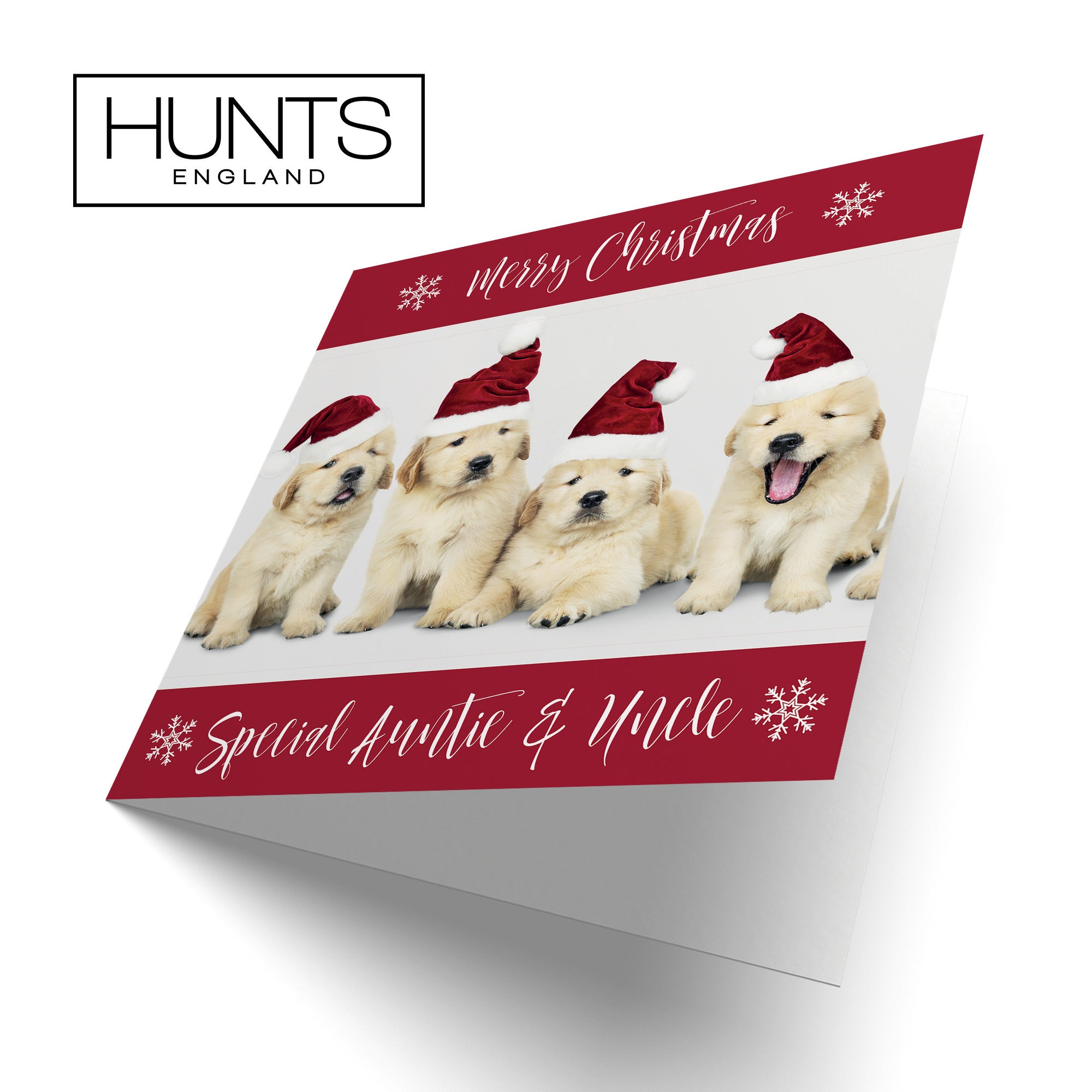 Auntie And Uncle Christmas Card Puppy - Default Title (TH03040)