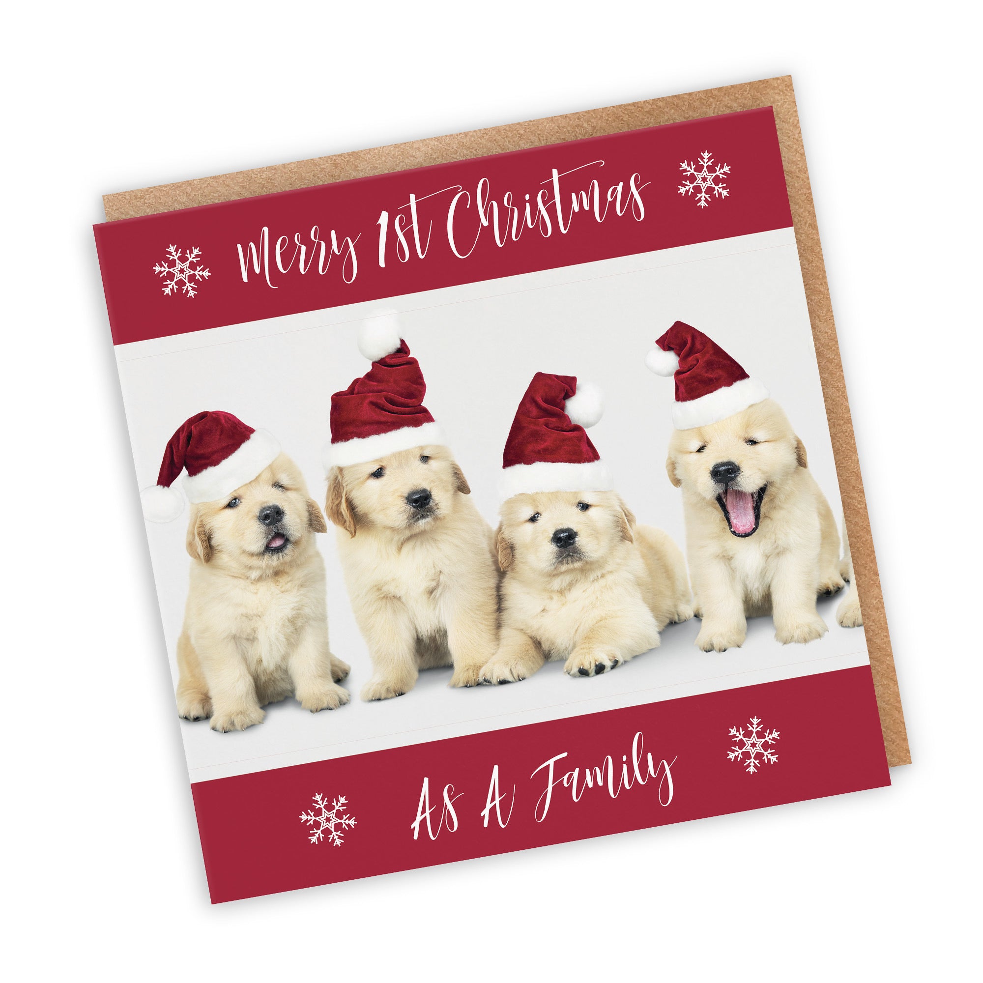 First Christmas As A Family Christmas Card Puppy - Default Title (TH03041)