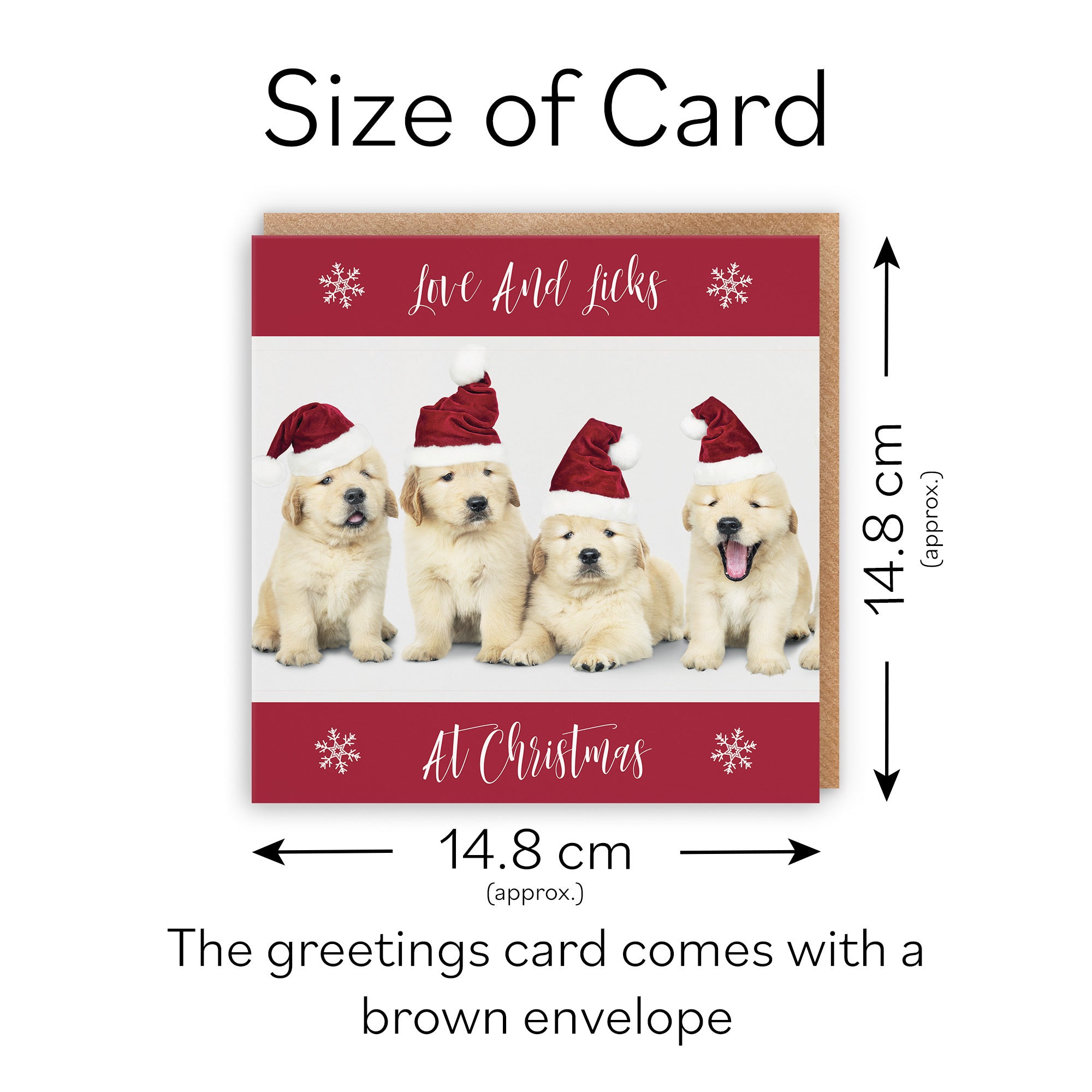 Christmas Card From The Dog Puppy - Default Title (TH03053)