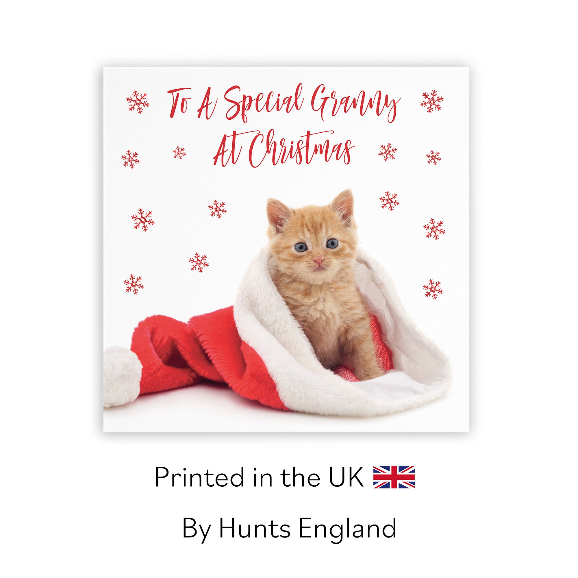 Granny Christmas Card Kitten - Default Title (TH03060)