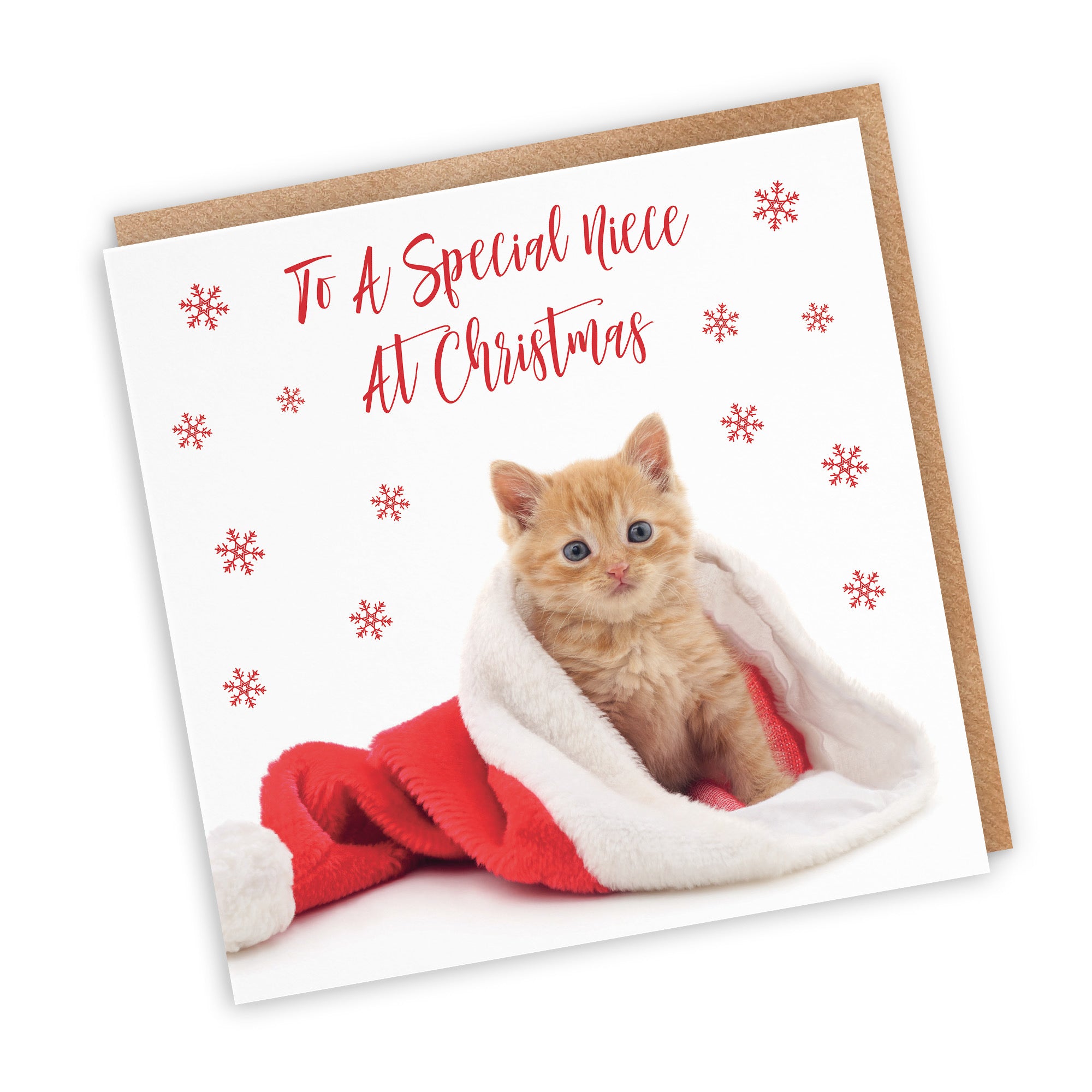 Niece Christmas Card Kitten - Default Title (TH03065)