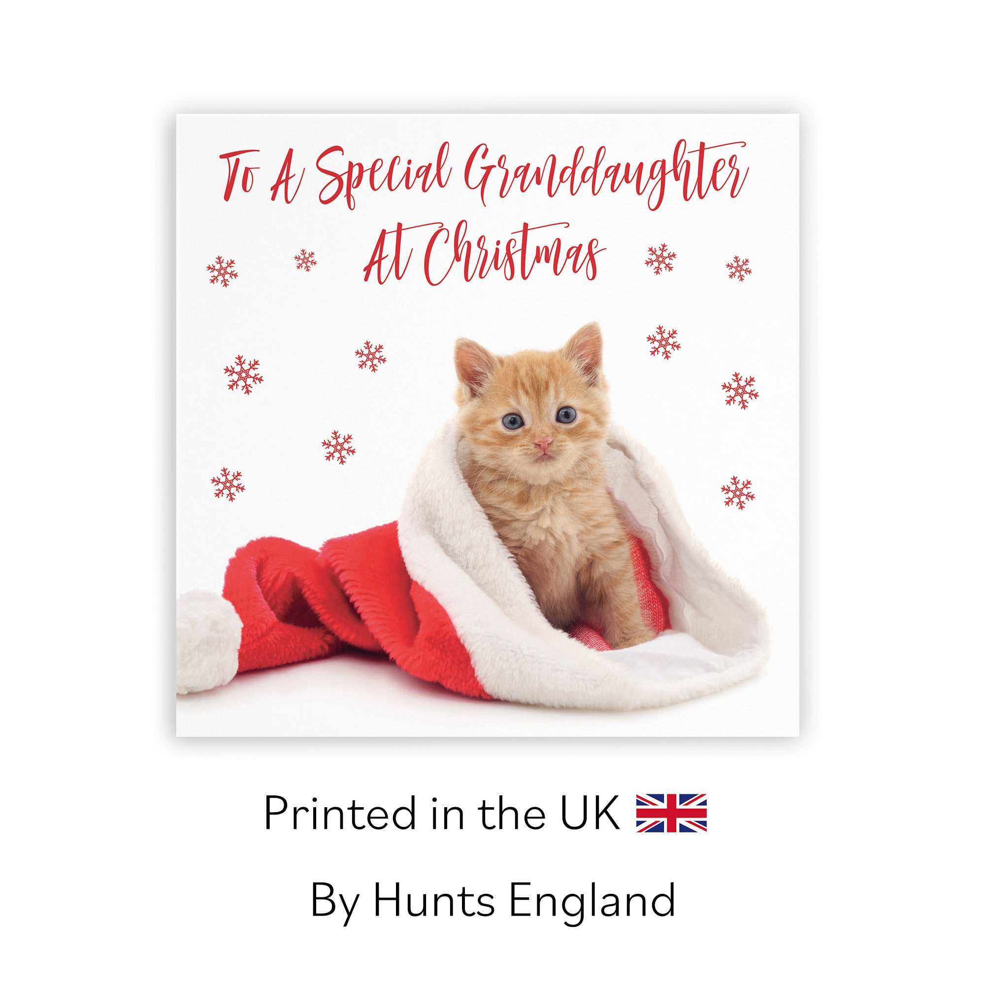 Granddaughter Christmas Card Kitten - Default Title (TH03068)