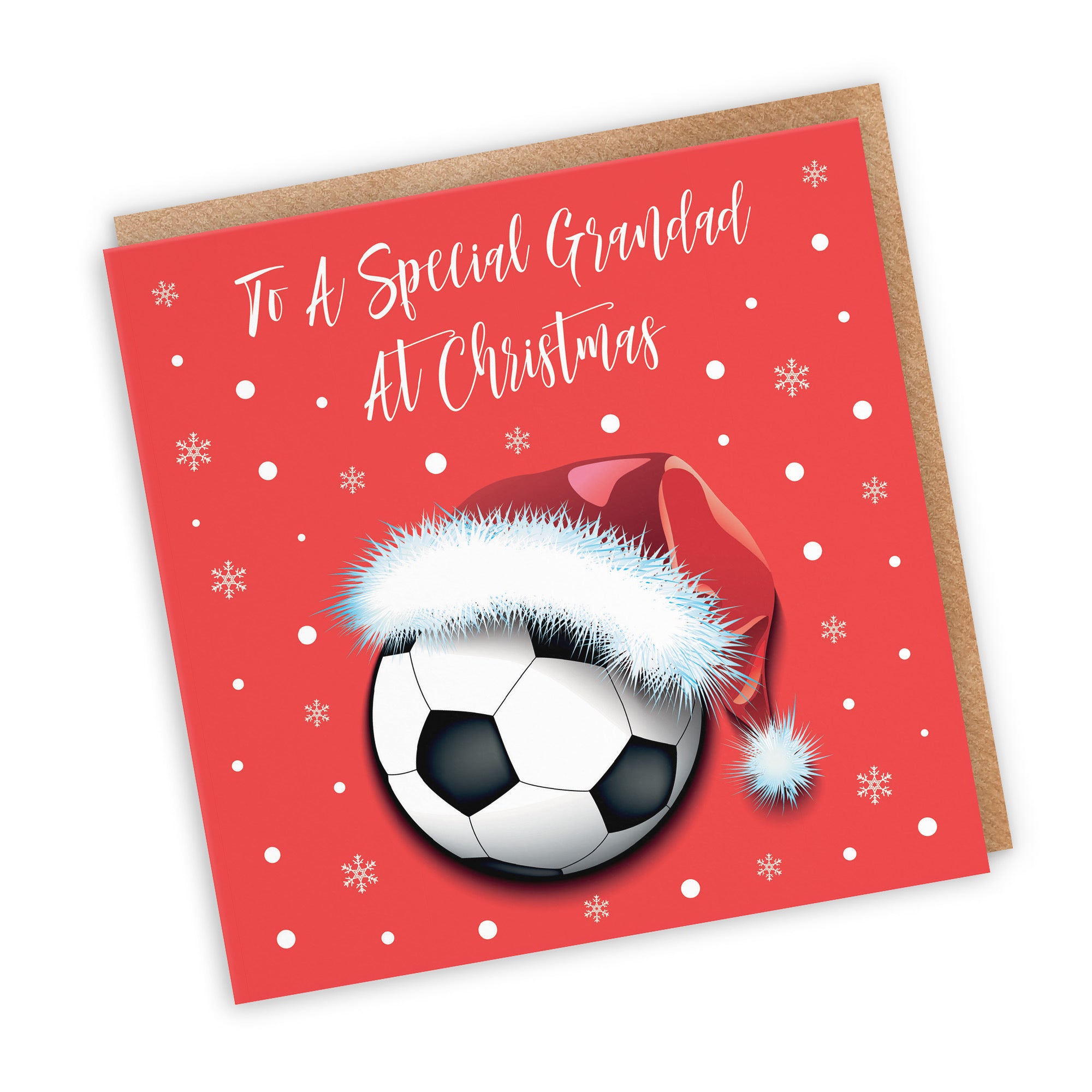 Grandad Christmas Card Football - Default Title (TH03076)