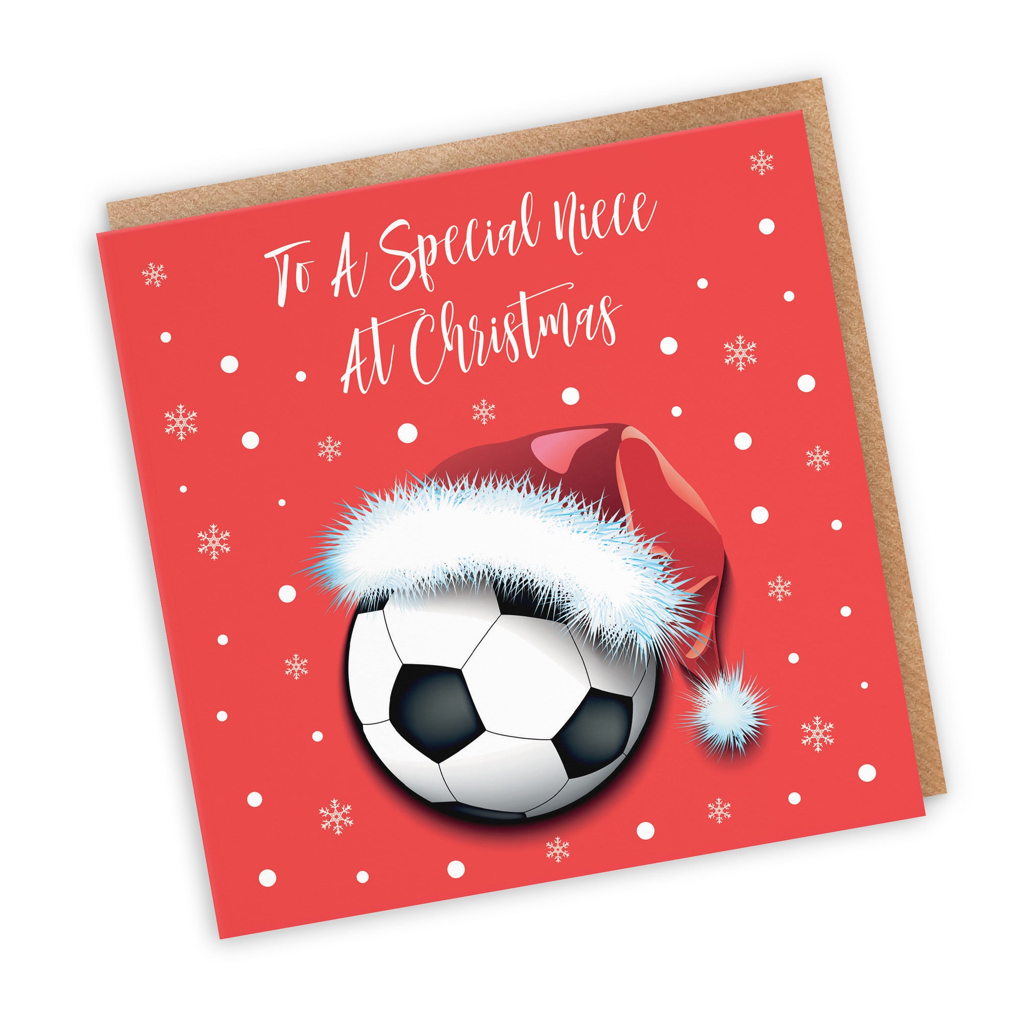 Niece Christmas Card Football - Default Title (TH03077)