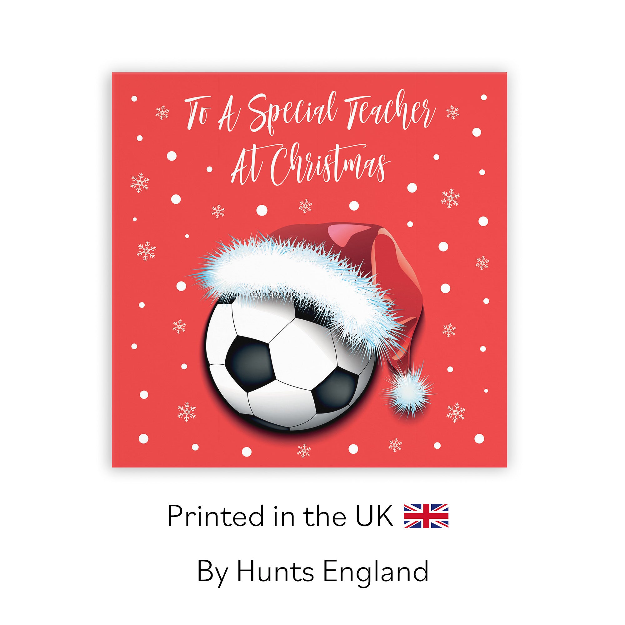 Teacher Christmas Card Football - Default Title (TH03080)