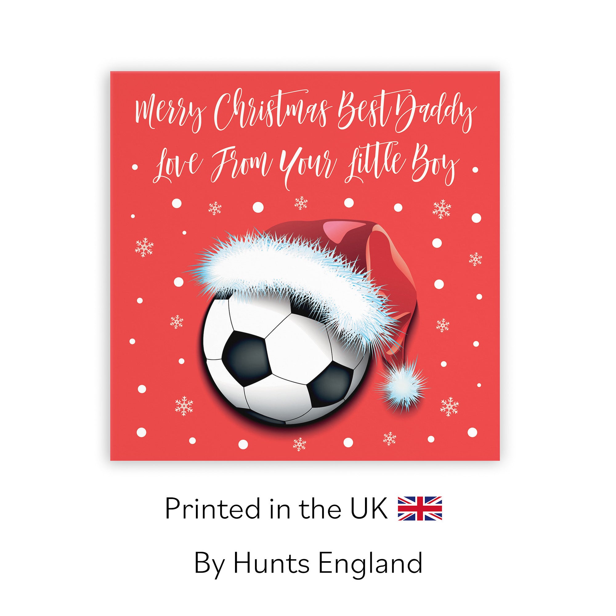 Daddy From Boy Christmas Card Football - Default Title (TH03082)