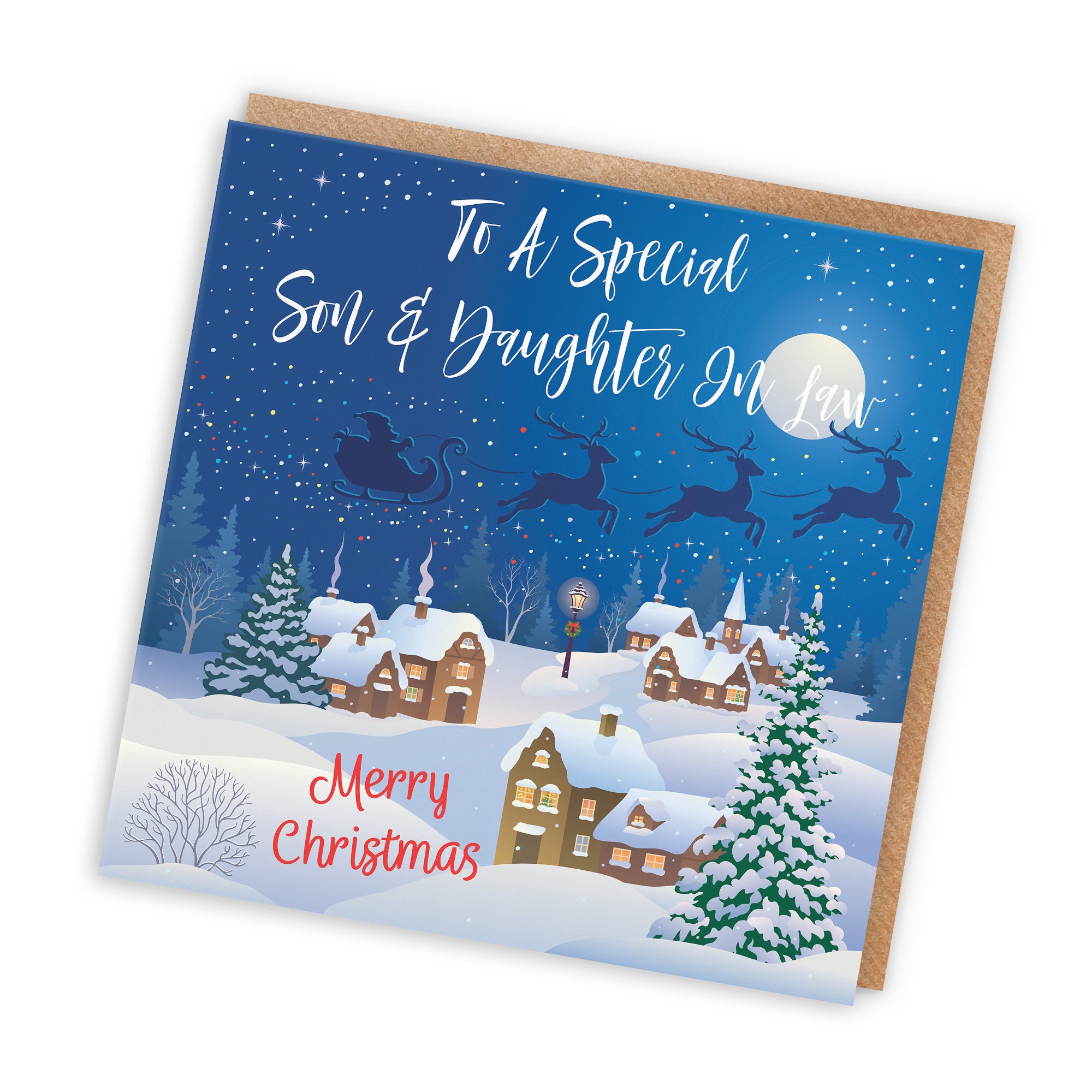 Son And Daughter In Law Christmas Card Winter Wonderland - Default Title (TH03084)