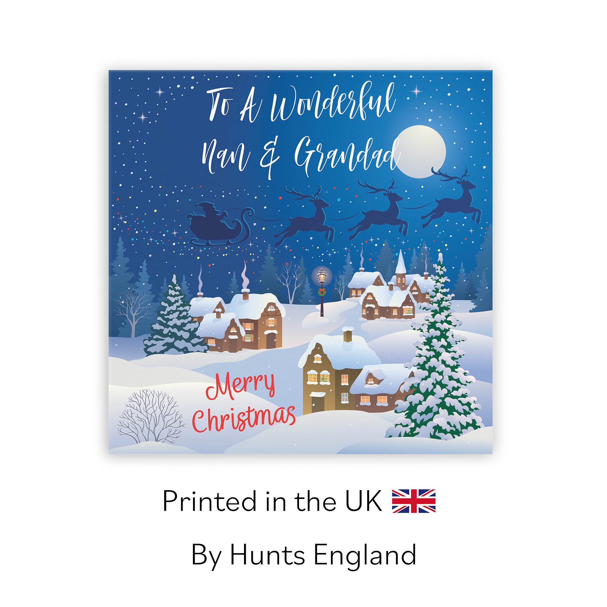 Nan And Grandad Christmas Card Winter Wonderland - Default Title (TH03094)