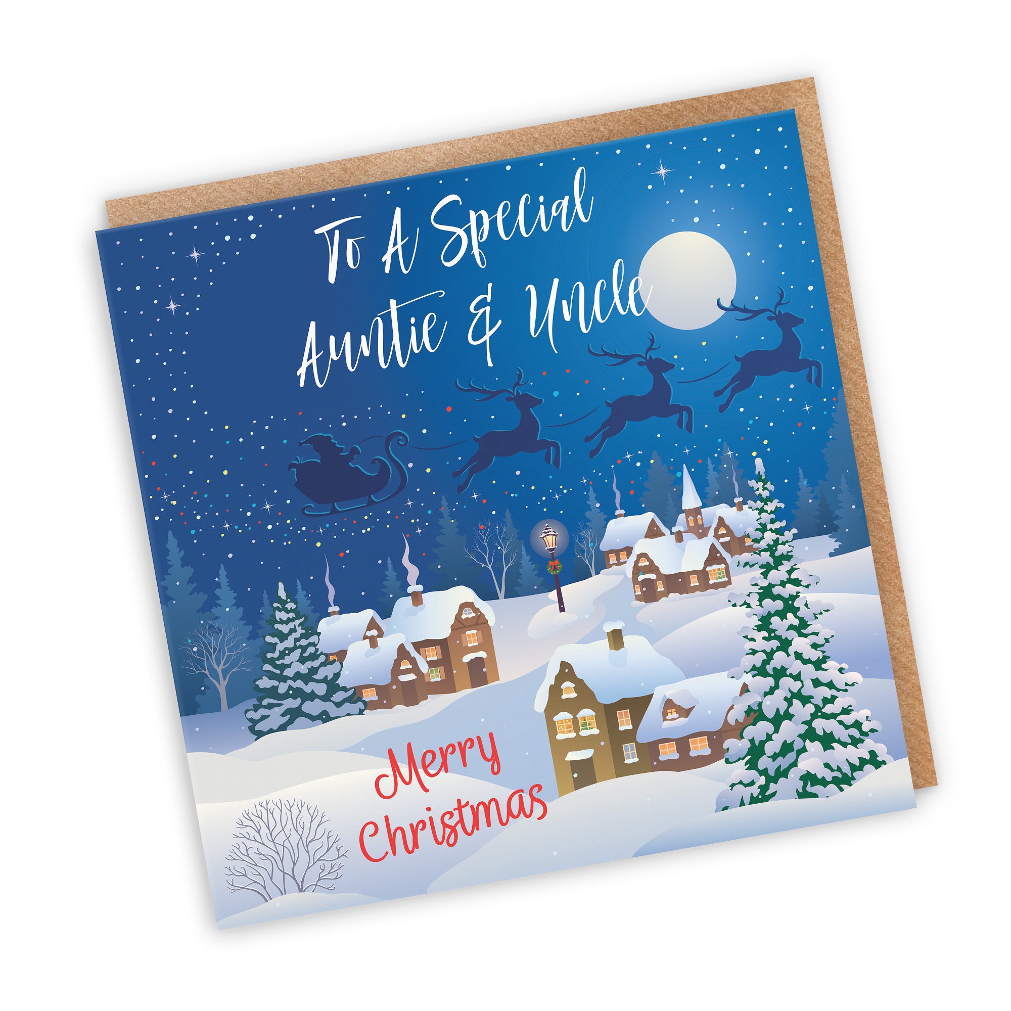 Auntie And Uncle Christmas Card Winter Wonderland - Default Title (TH03111)