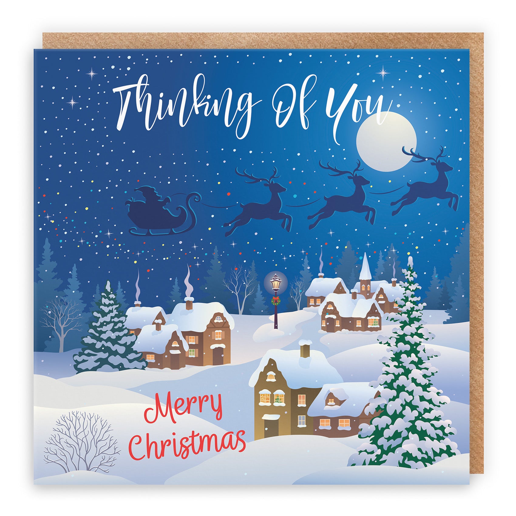 Thinking Of You Christmas Card Winter Wonderland - Default Title (TH03114)