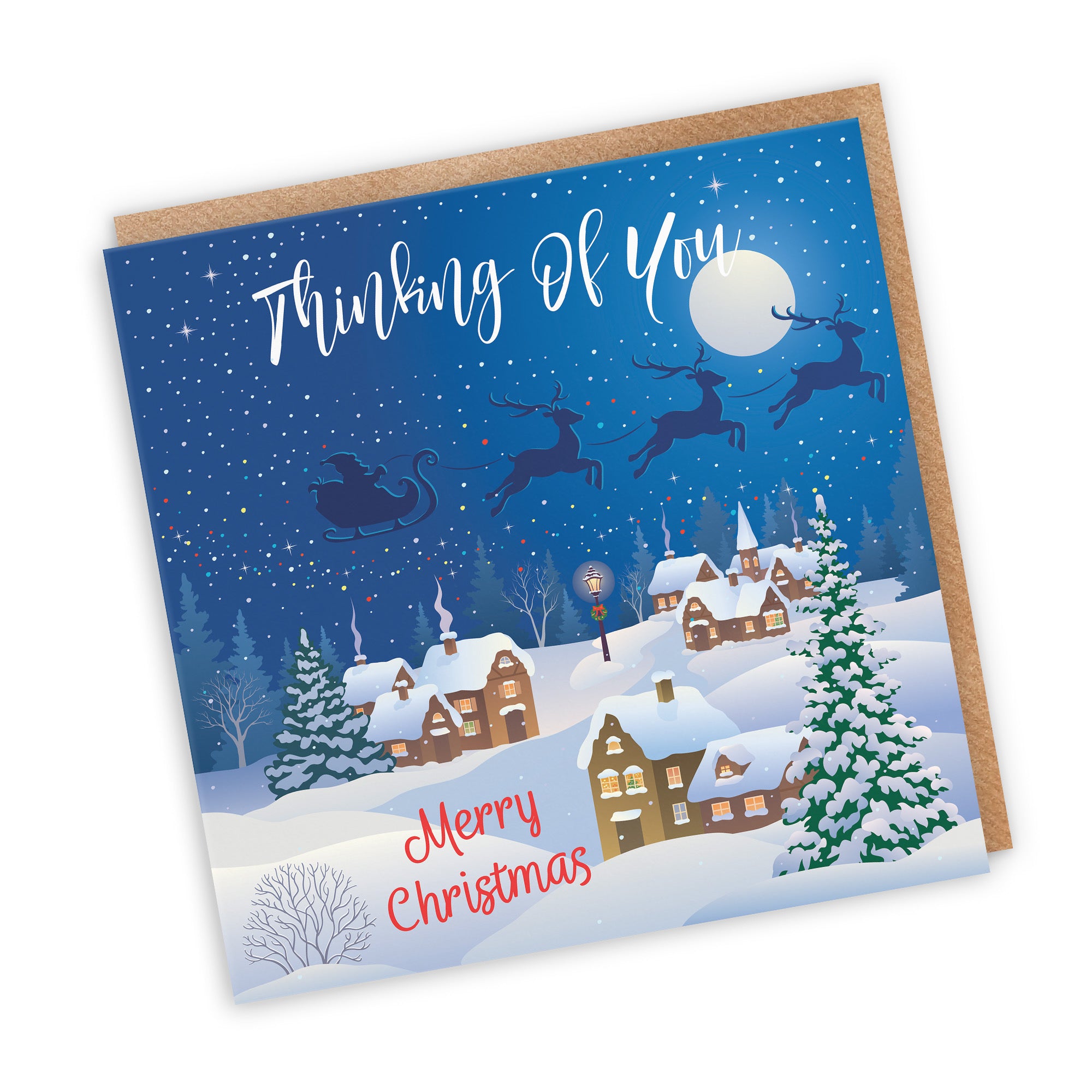 Thinking Of You Christmas Card Winter Wonderland - Default Title (TH03114)