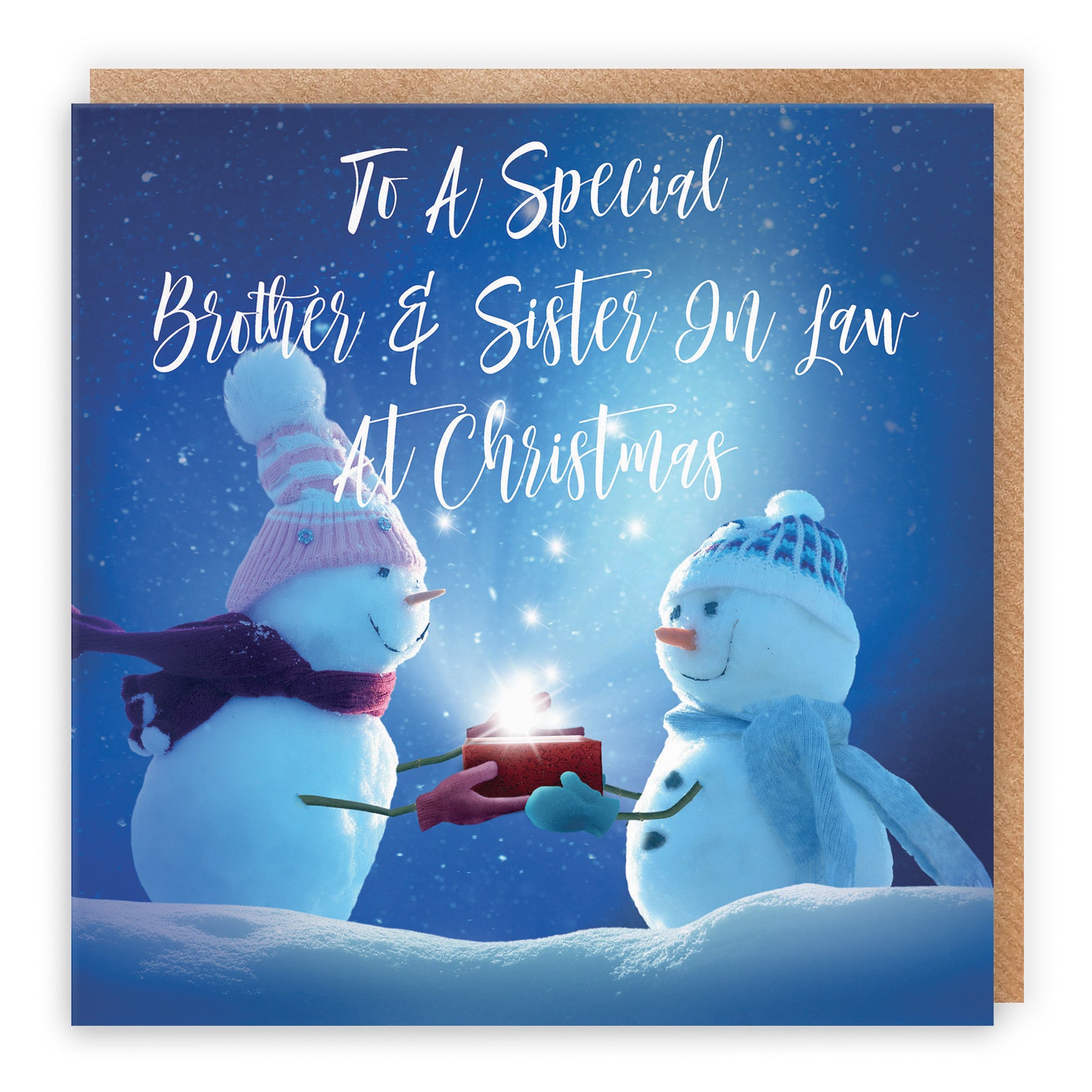 Brother And Sister In Law Christmas Card Starry Night - Default Title (TH03126)