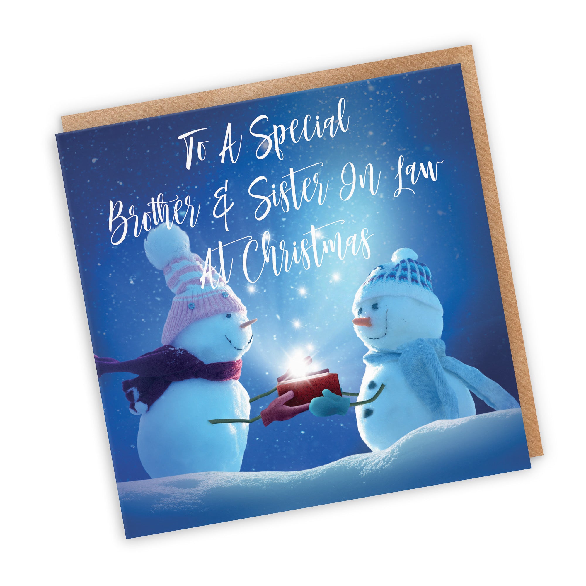 Brother And Sister In Law Christmas Card Starry Night - Default Title (TH03126)
