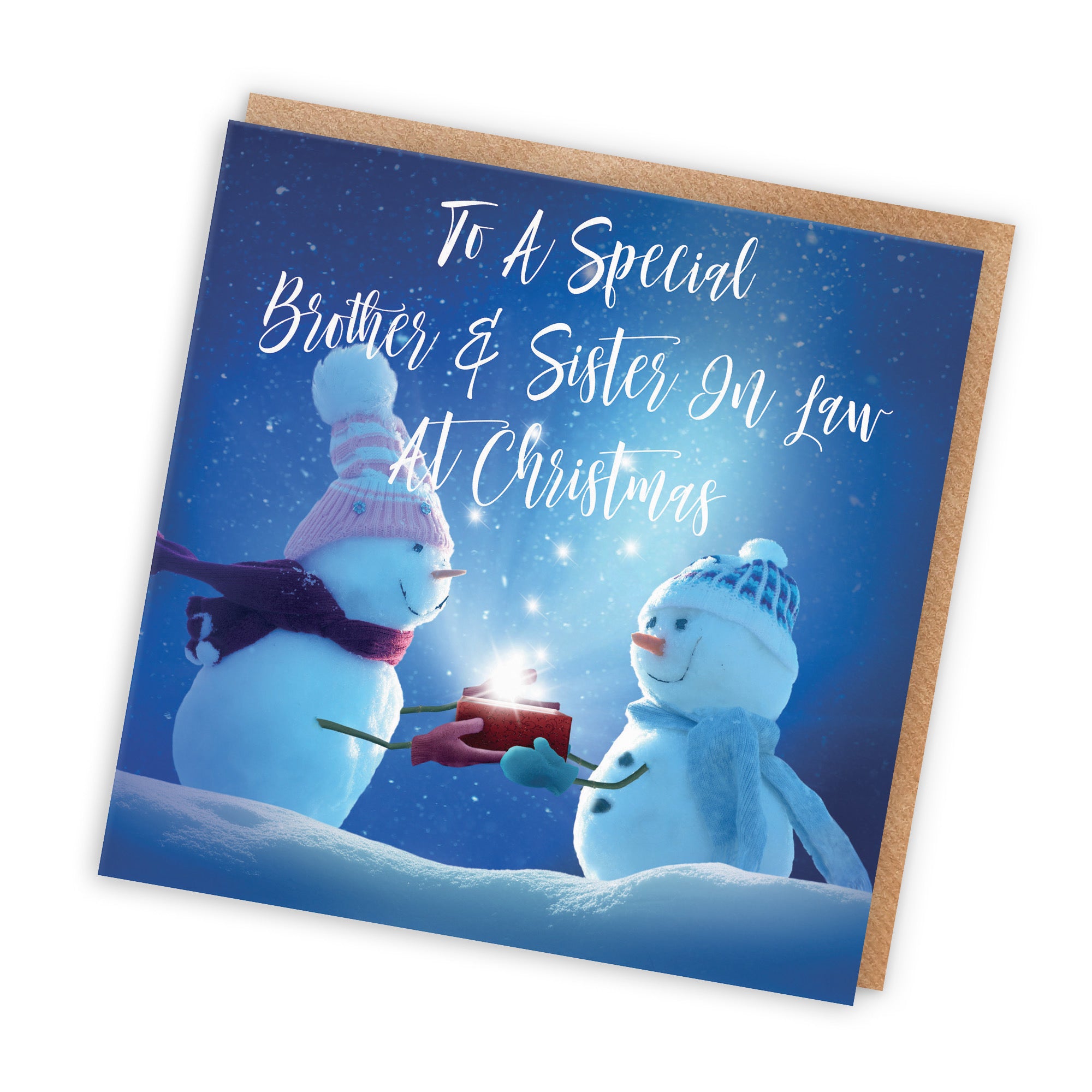 Brother And Sister In Law Christmas Card Starry Night - Default Title (TH03126)
