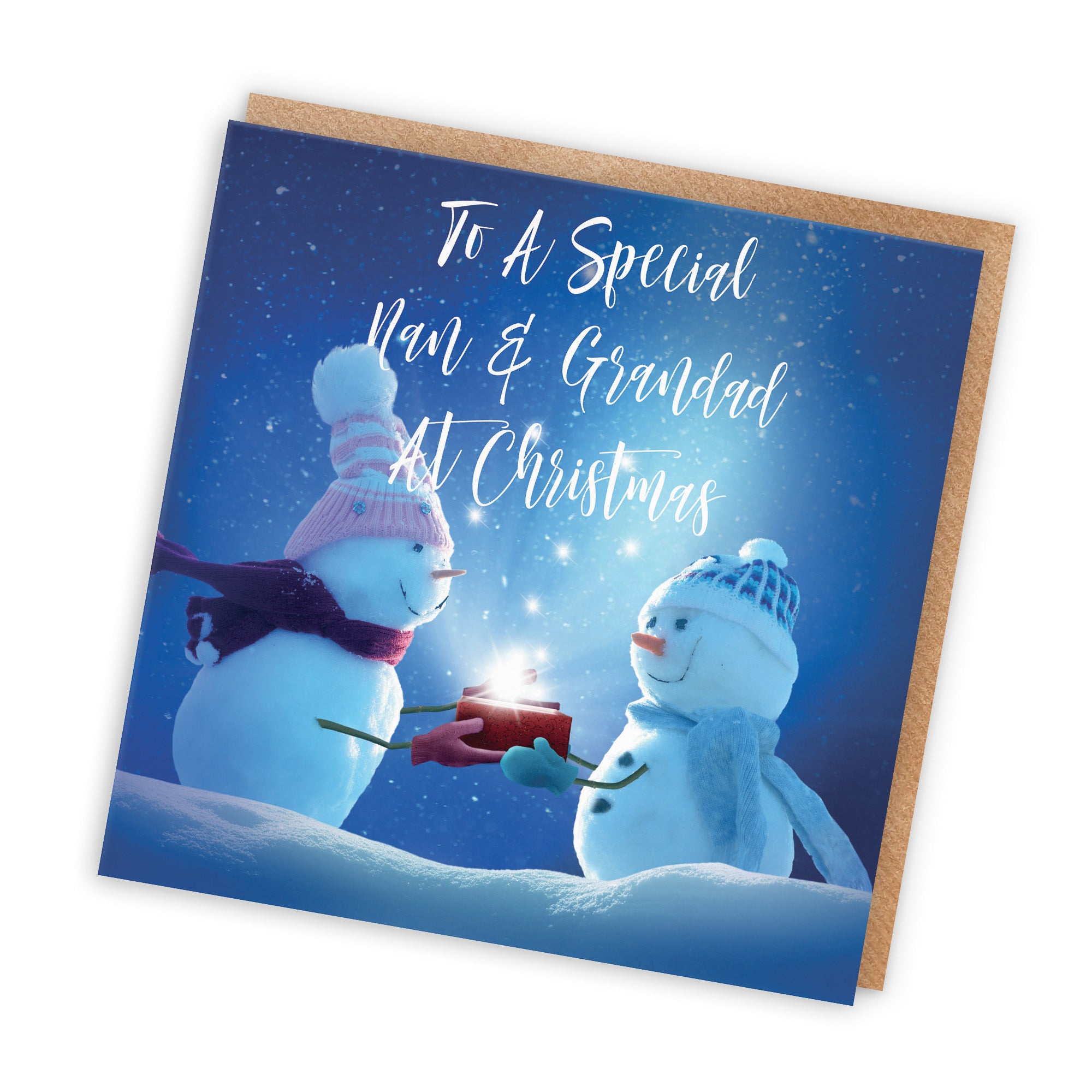Nan And Grandad Christmas Card Starry Night - Default Title (TH03129)