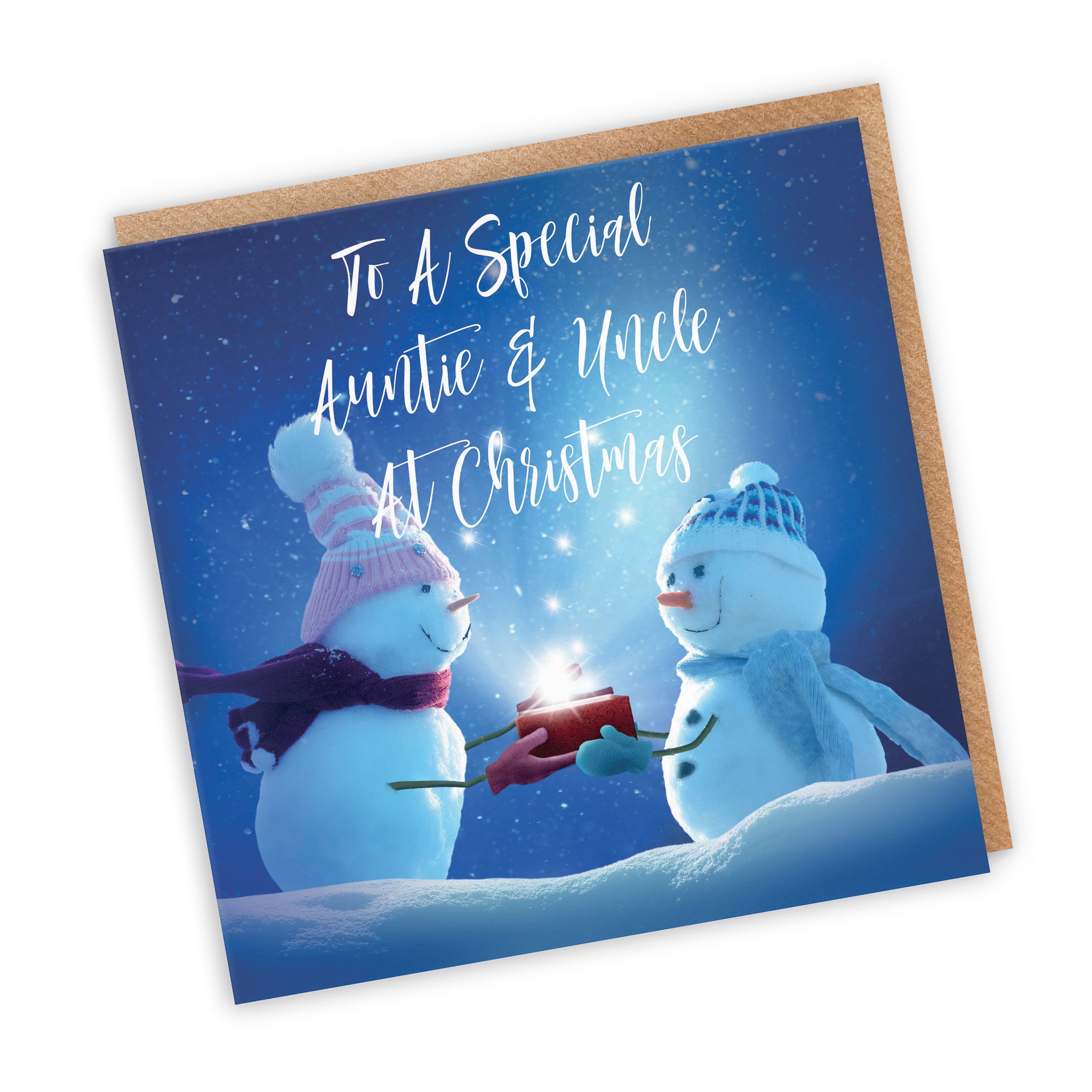 Auntie And Uncle Christmas Card Starry Night - Default Title (TH03133)