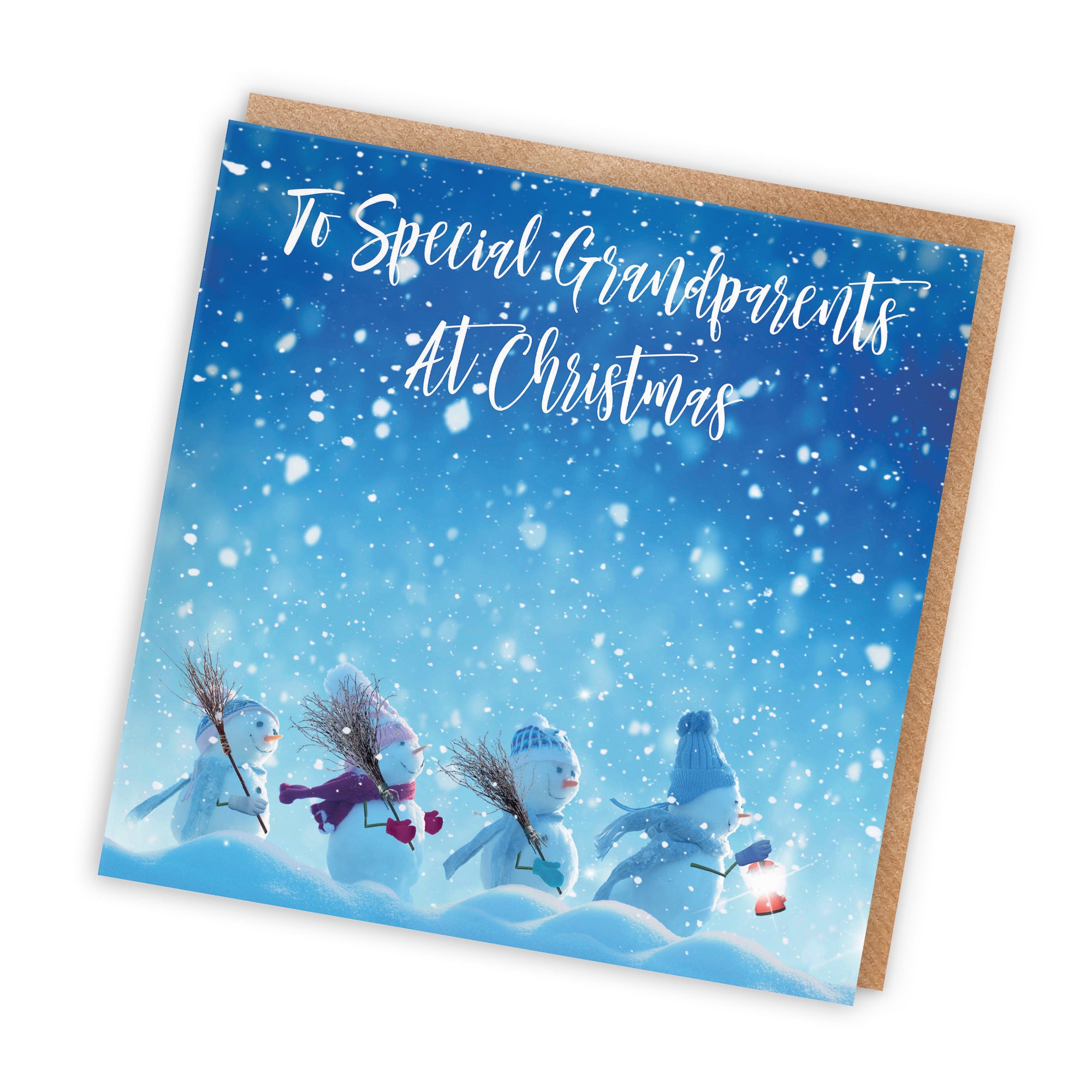 Grandparents Christmas Card Snow People - Default Title (TH03134)