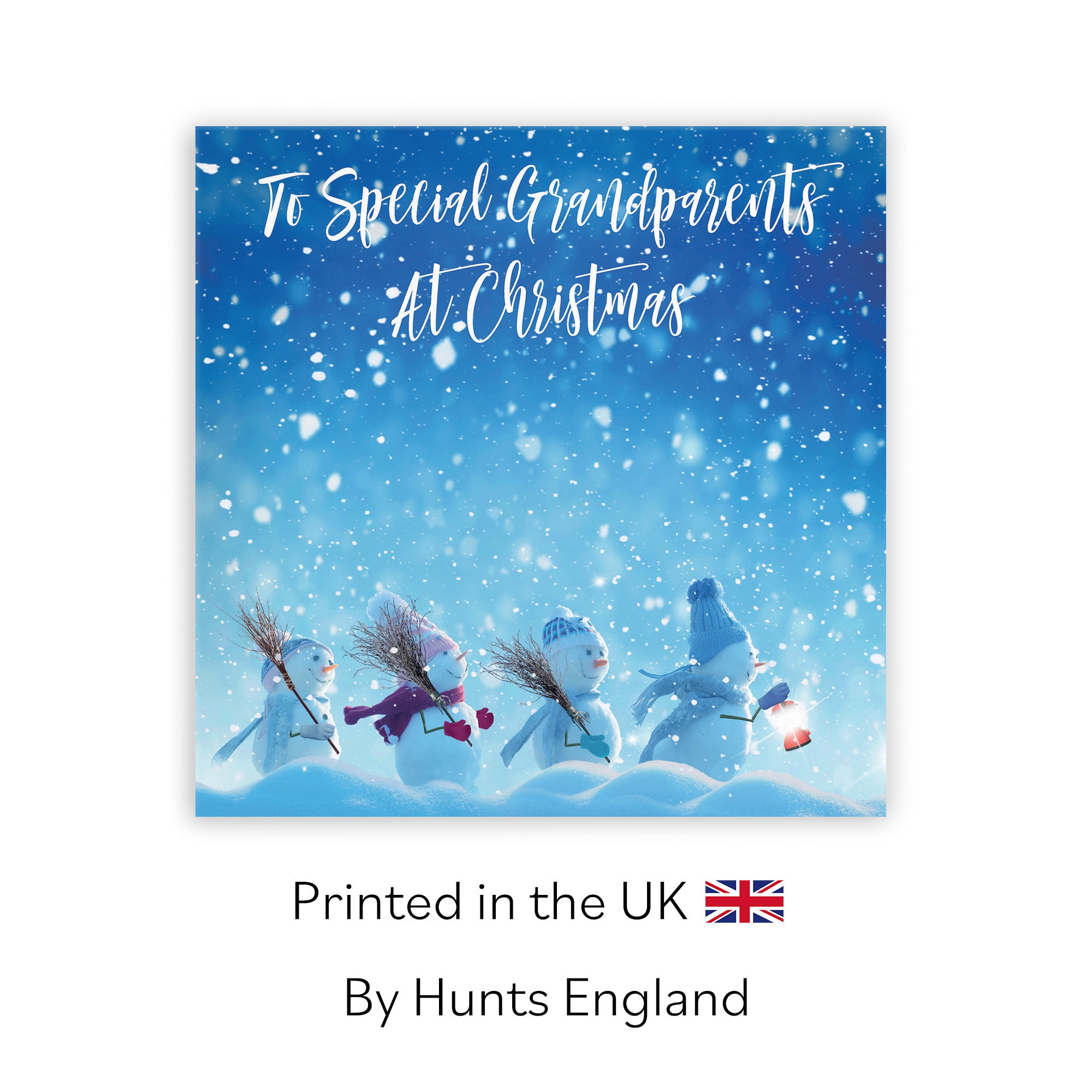 Grandparents Christmas Card Snow People - Default Title (TH03134)