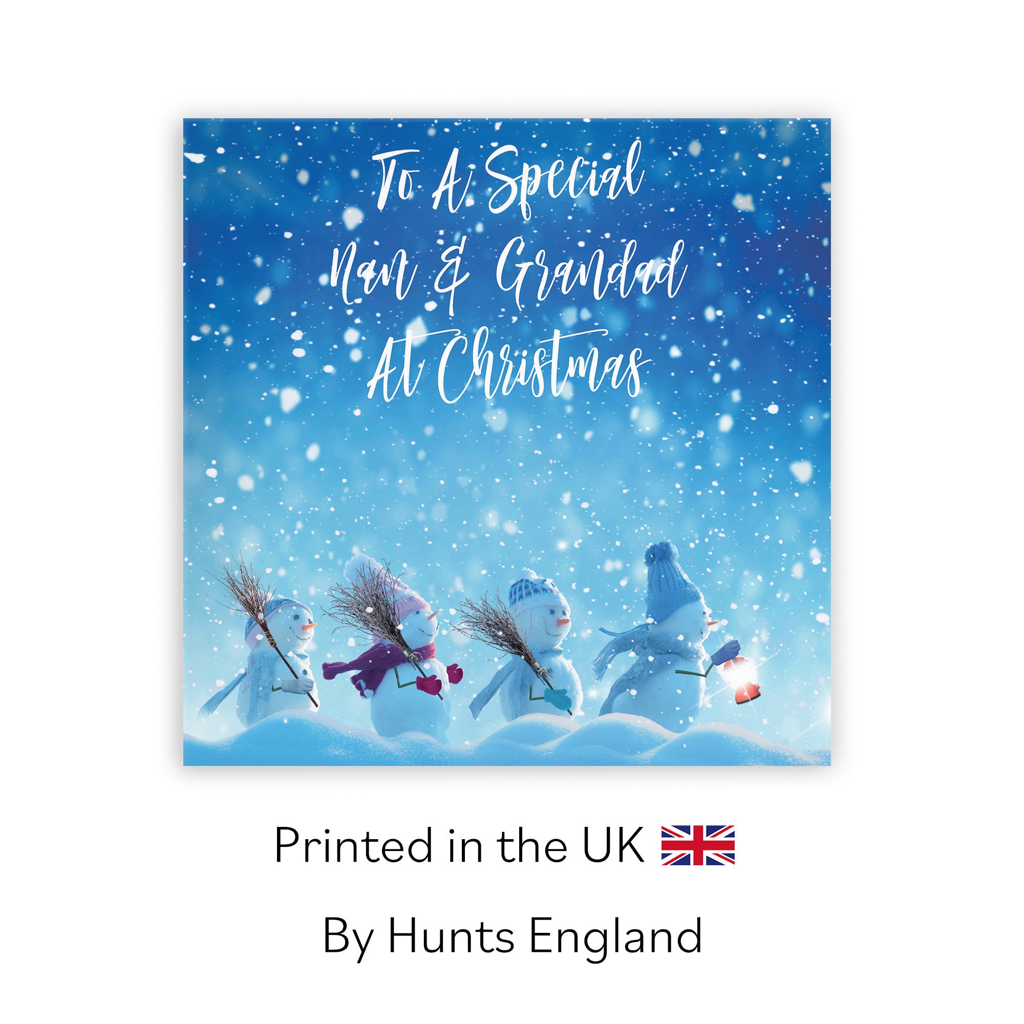 Nan And Grandad Christmas Card Snow People - Default Title (TH03135)