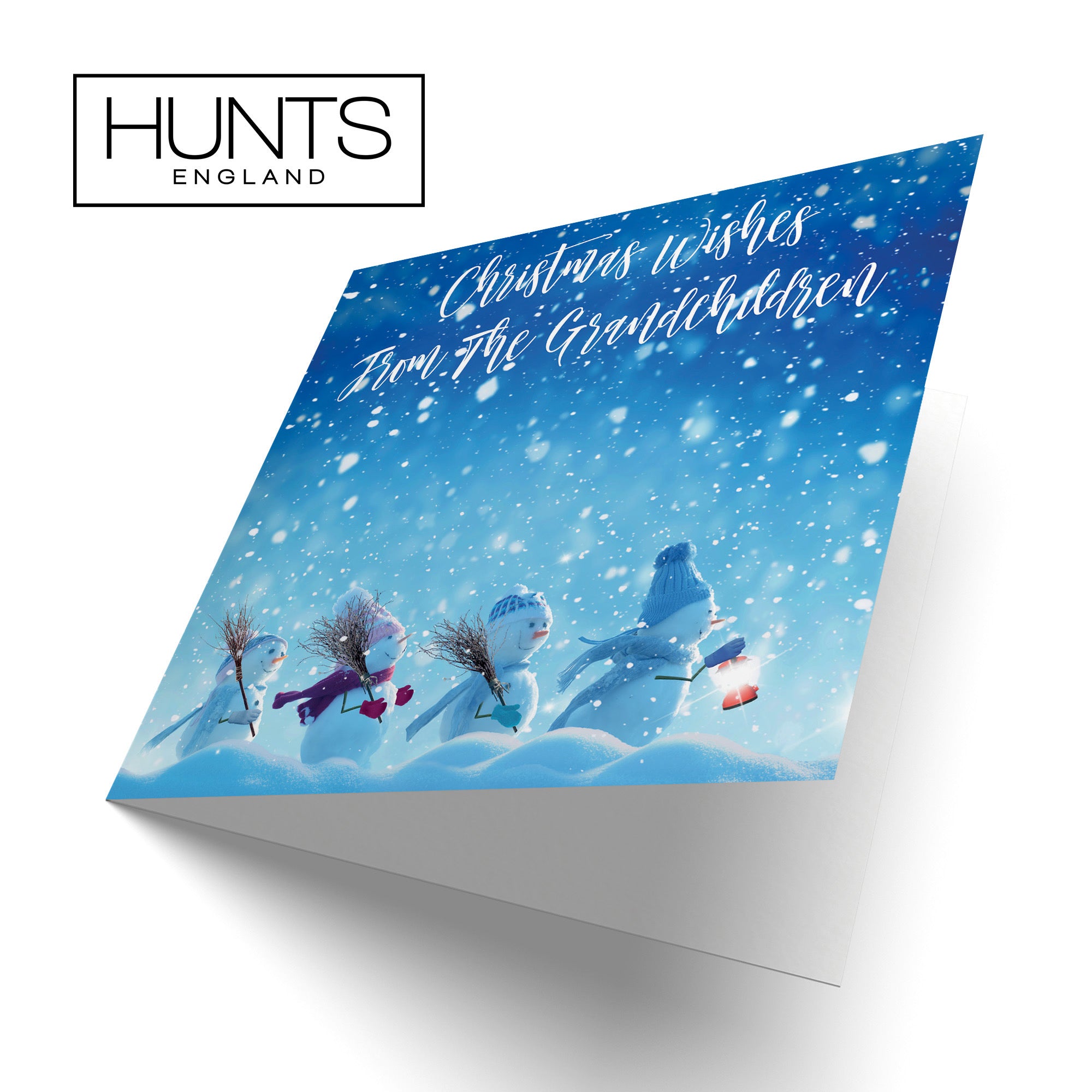 From Grandchildren Christmas Card Snow People - Default Title (TH03136)